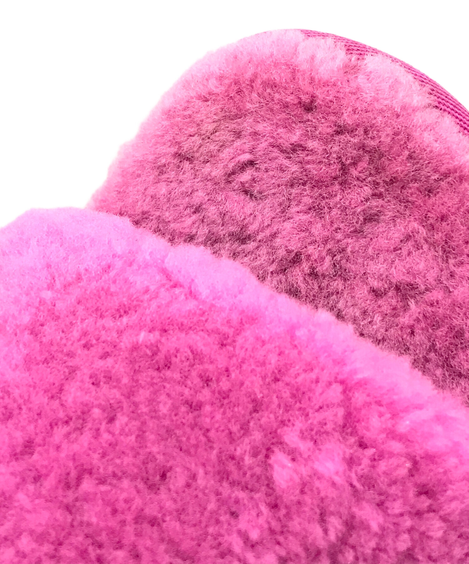 中古・古着通販】UGG (アグ) ファーサンダル ピンク サイズ:25