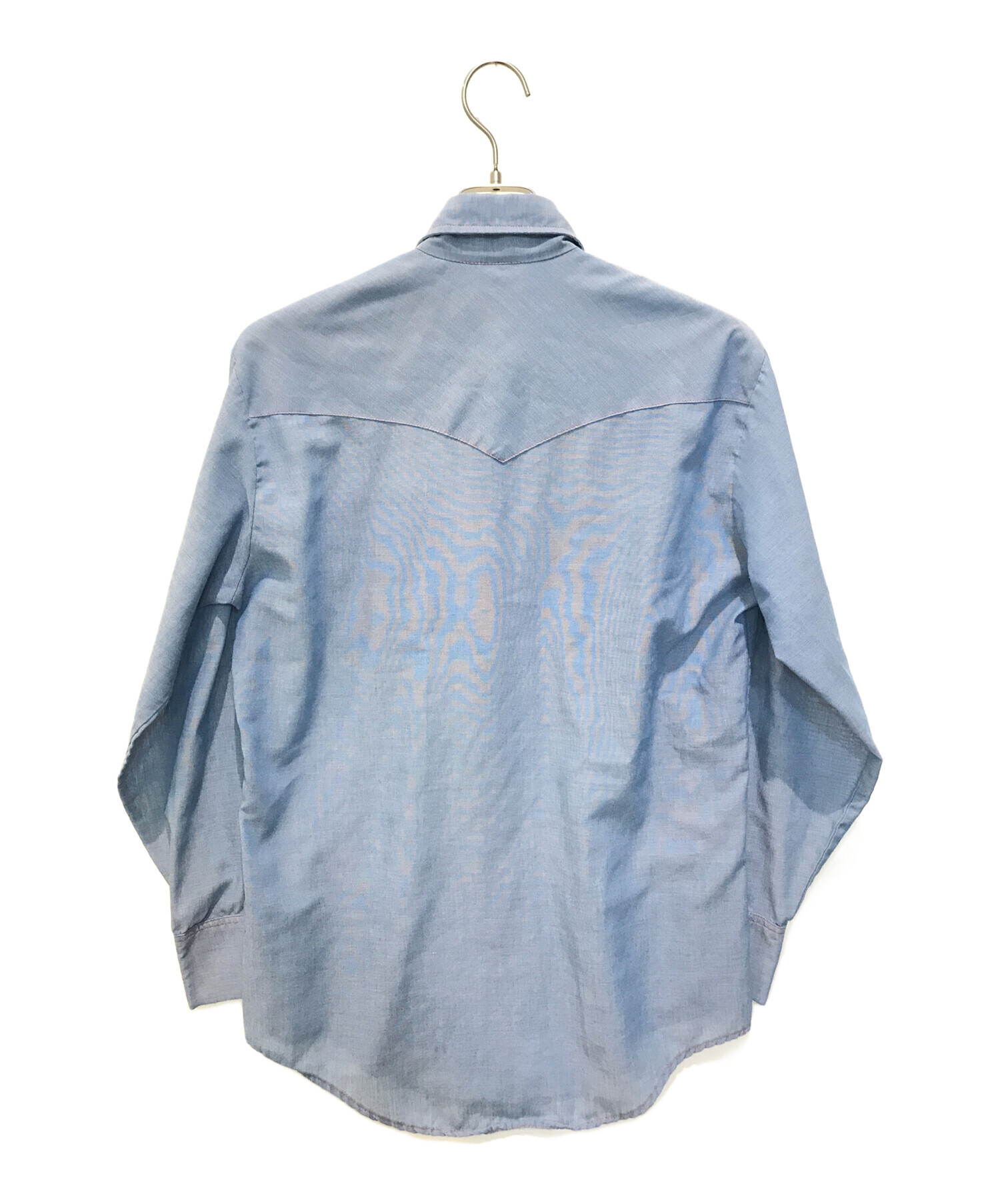 中古・古着通販】BIG MAC (ビッグマック) シャンブレーシャツ ブルー 中古・古着通販】BIG MAC (ビッグマック) シャンブレーシャツ ブルー