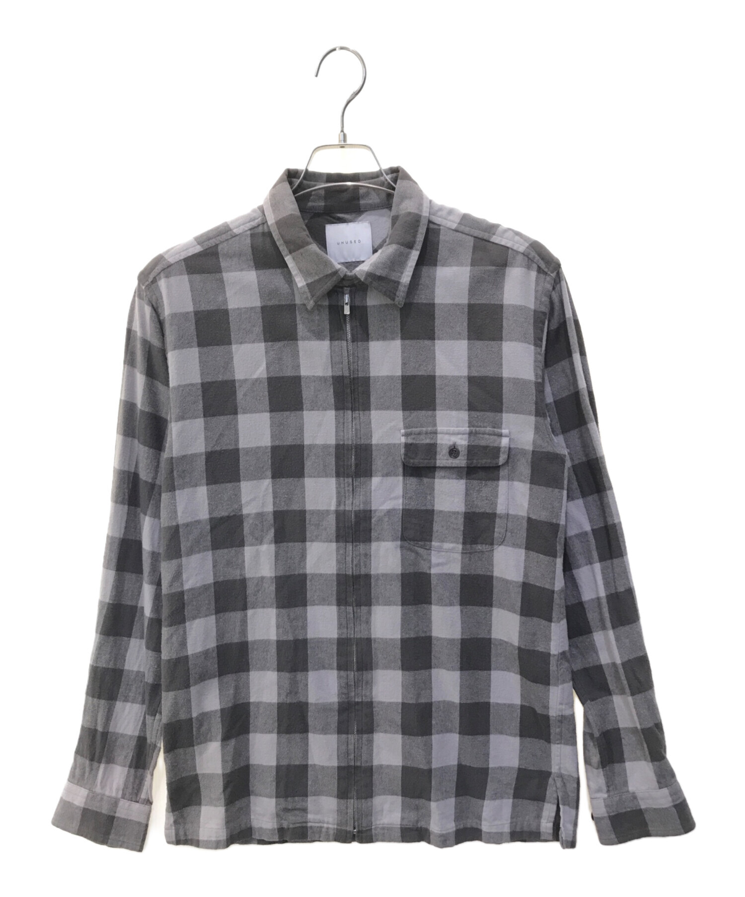 中古・古着通販】UNUSED (アンユーズド) シャツ グレー サイズ:3
