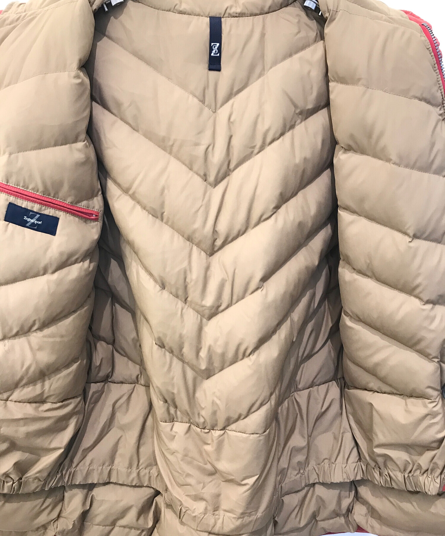 中古・古着通販】Zegna Sport (ゼニアスポーツ) ダウンコート レッド 