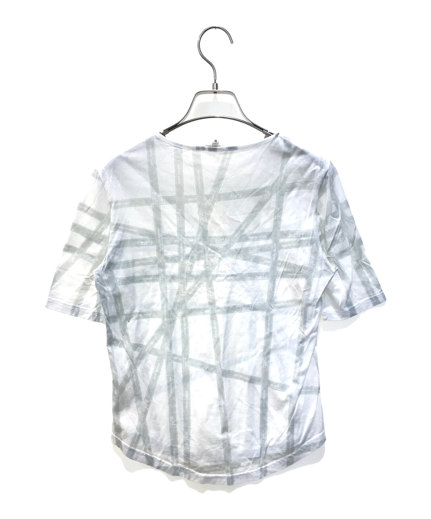 中古・古着通販】HERMES (エルメス) ラベルTシャツ ホワイト サイズ:M 