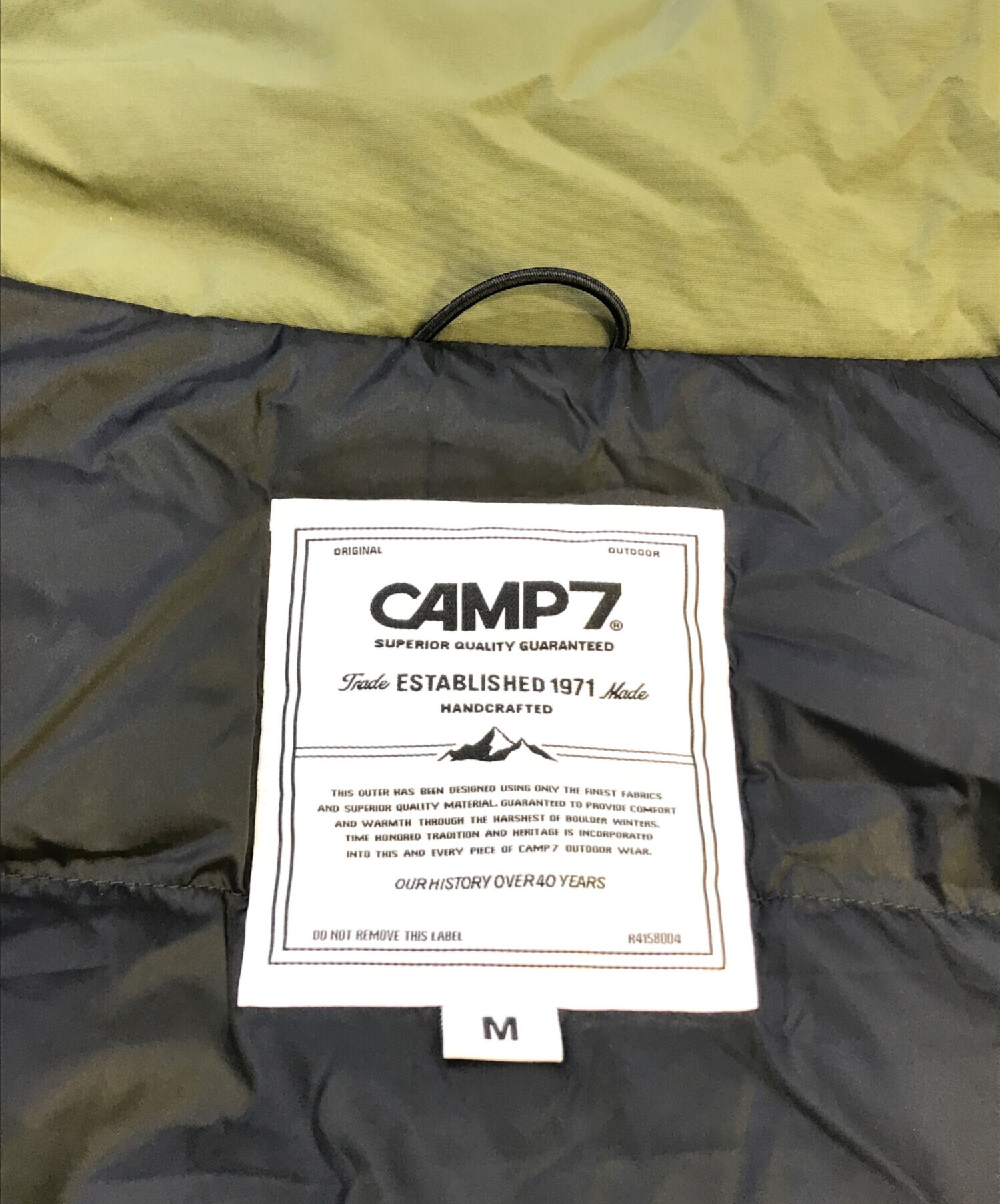 中古・古着通販】CAMP 7 (キャンプ7) 切替フードダウンジャケット 