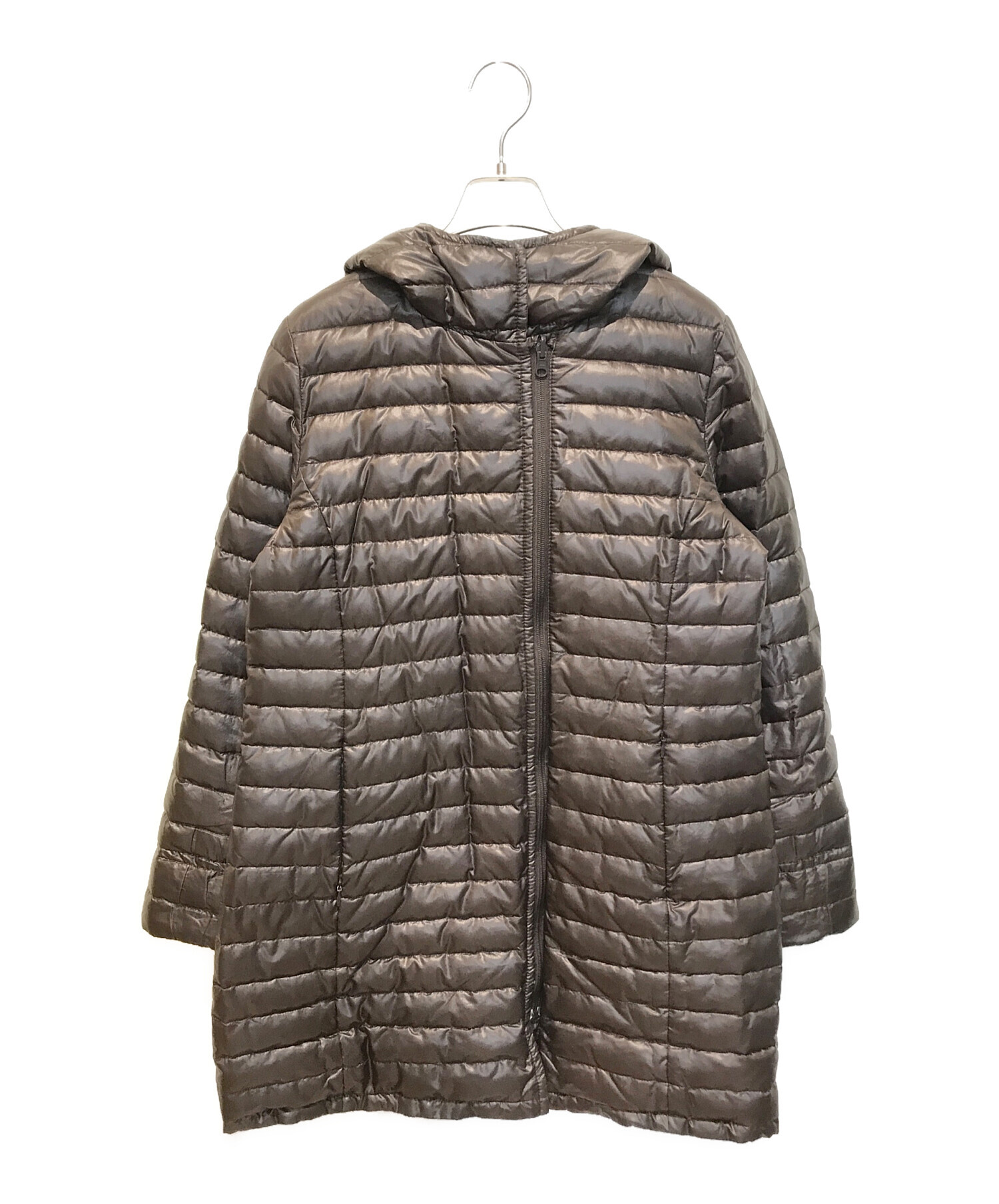 中古・古着通販】LEILIAN (レリアン) ダウンコート ブラウン サイズ