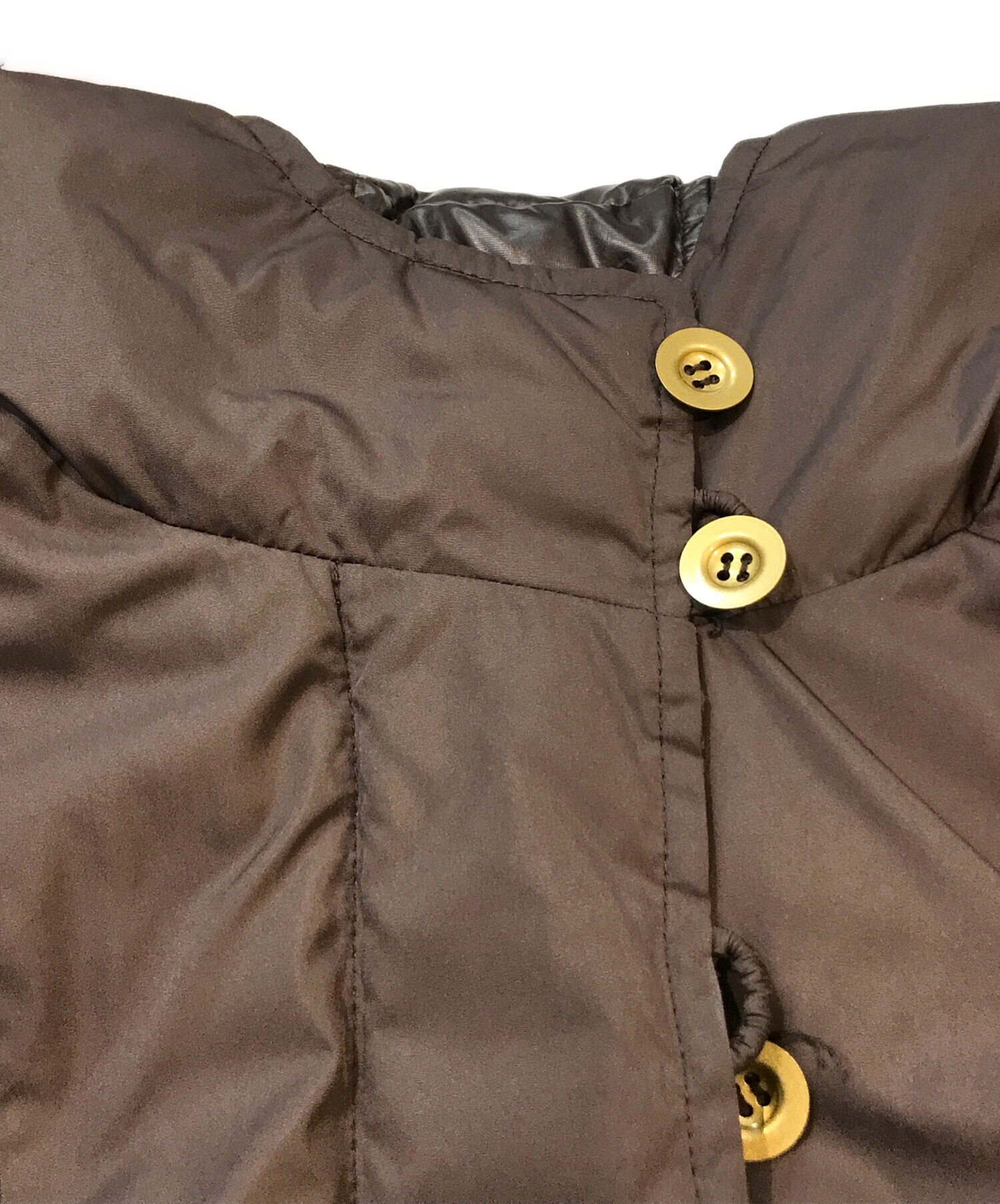 中古・古着通販】LEILIAN (レリアン) ダウンコート ブラウン サイズ