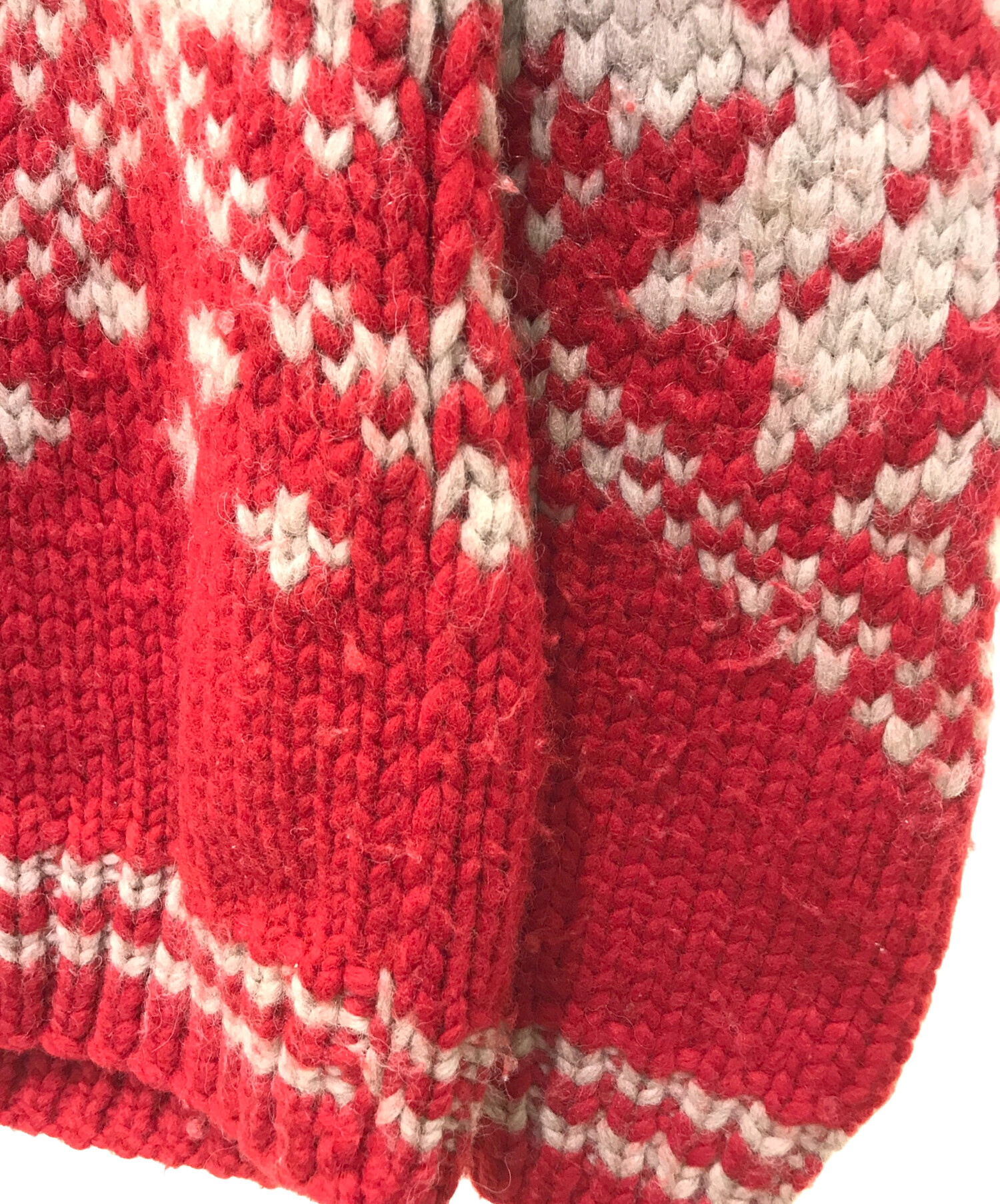 中古・古着通販】KANATA (カナタ) ハーフジップカウチンニット