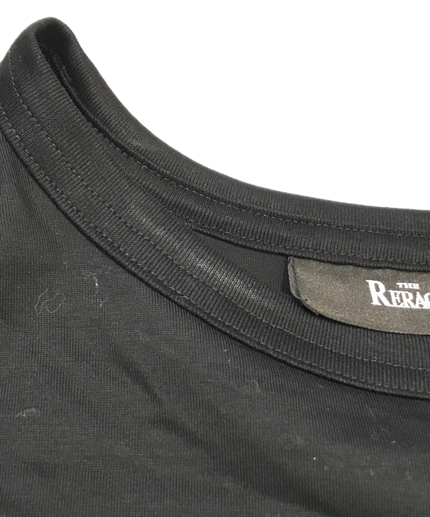 中古・古着通販】THE RERACS (ザ リラクス) 半袖ワンピース ブラック