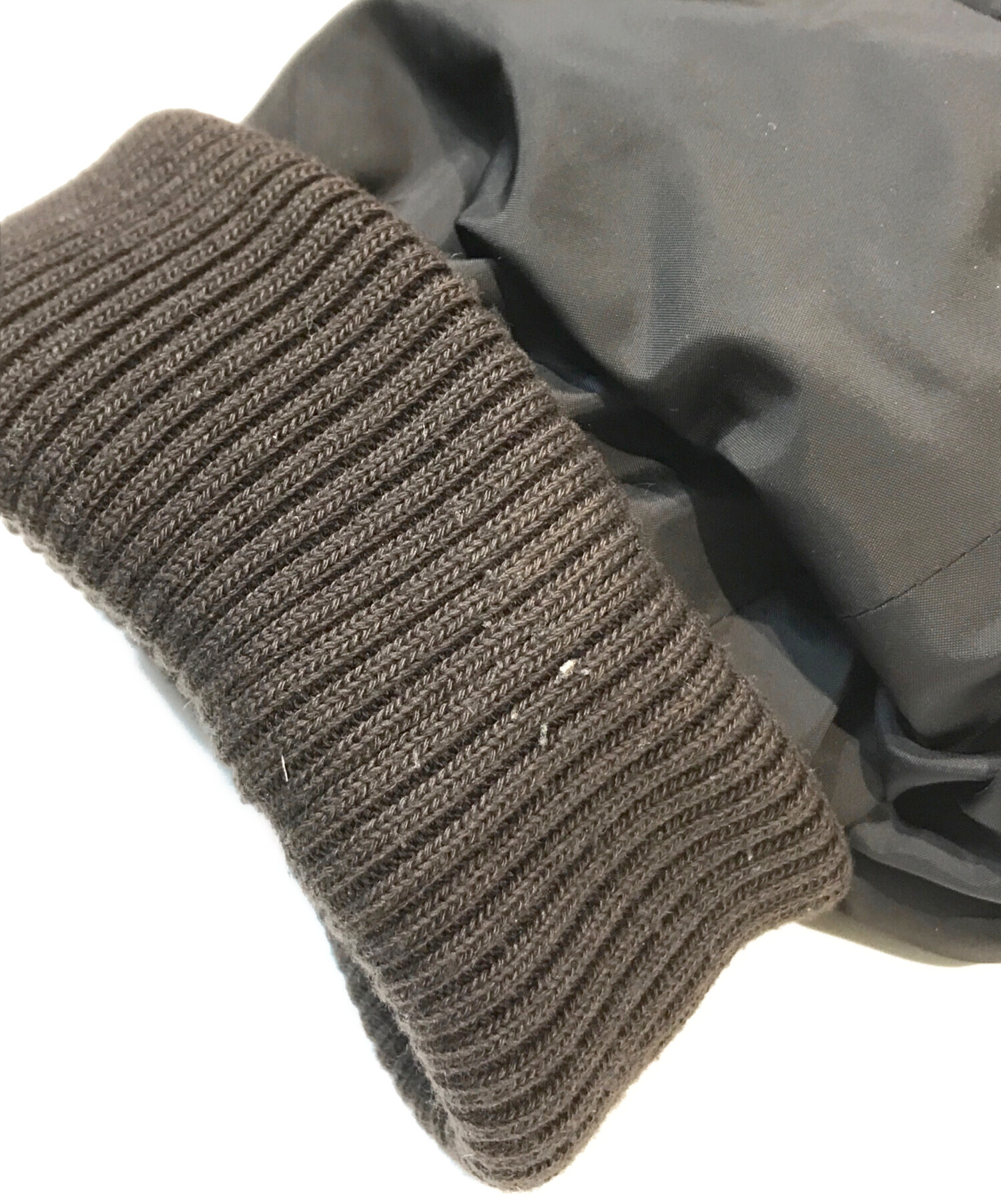 00s y2k armani ニット キルティング 切り替え ジャケット 古着 中古