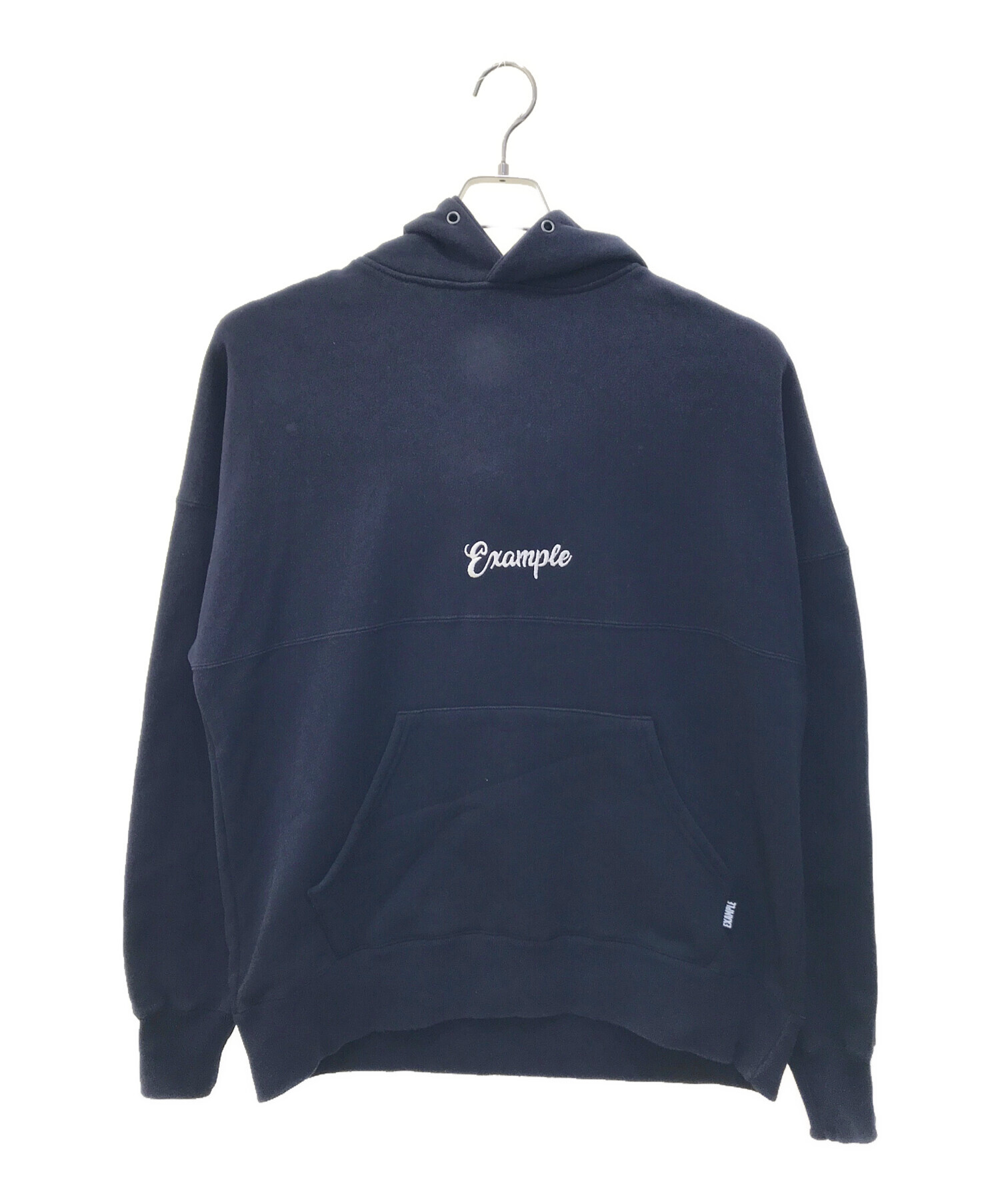 中古・古着通販】EXAMPLE (エグザンプル) パーカー ネイビー サイズ:L 