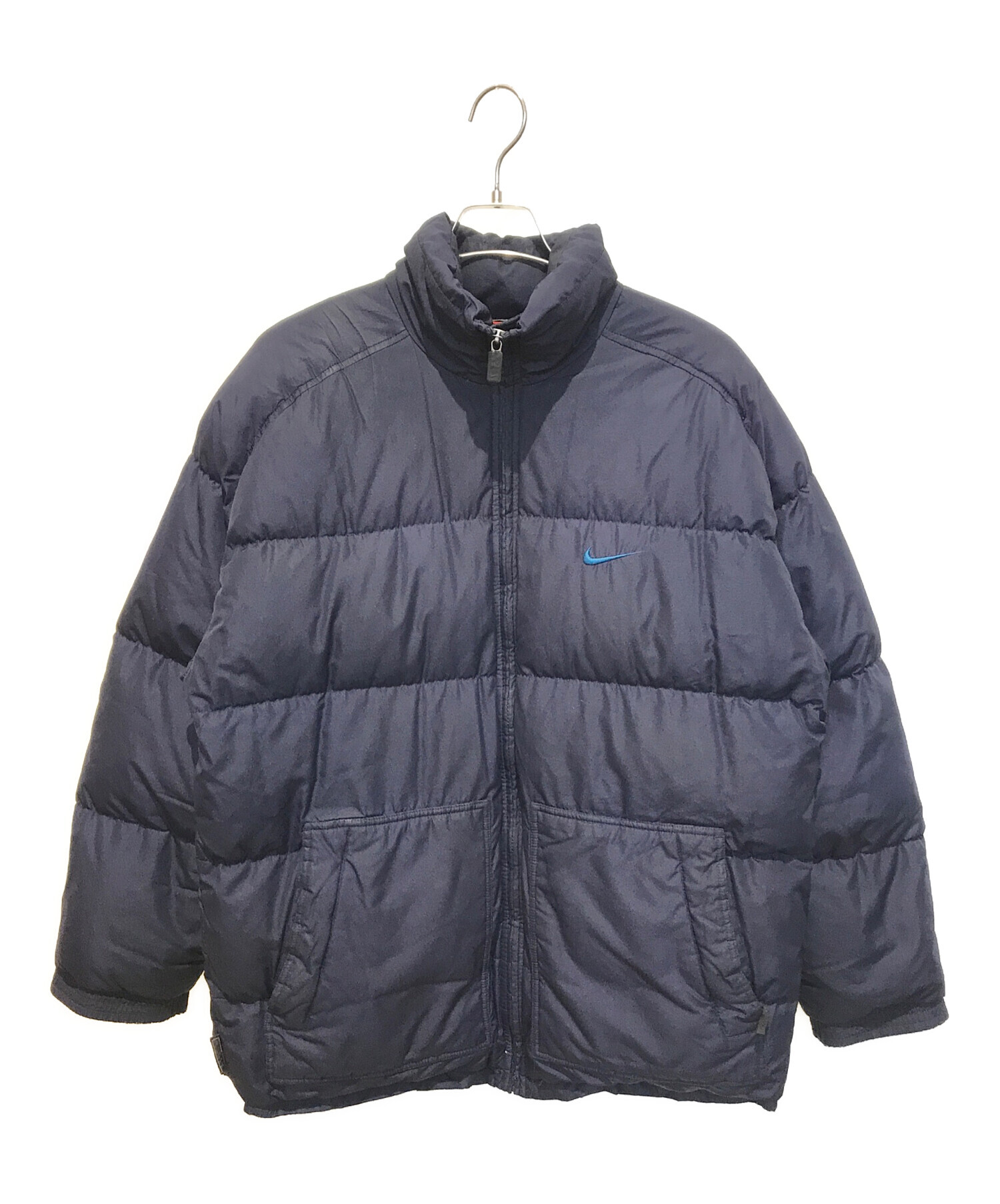 中古・古着通販】NIKE (ナイキ) ダウンジャケット ネイビー サイズ:M 