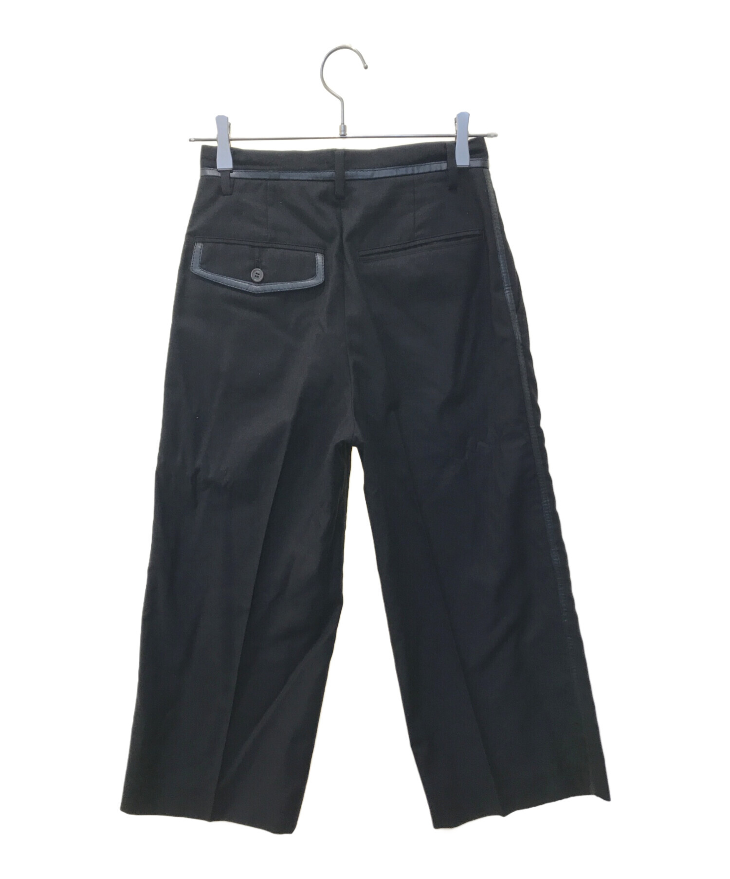 noir kei ninomiya ノワールケイニノミヤ クロップドパンツ XS noir kei ninomiya（ノワールケイニノミヤ） | パンツの古着・中古通販