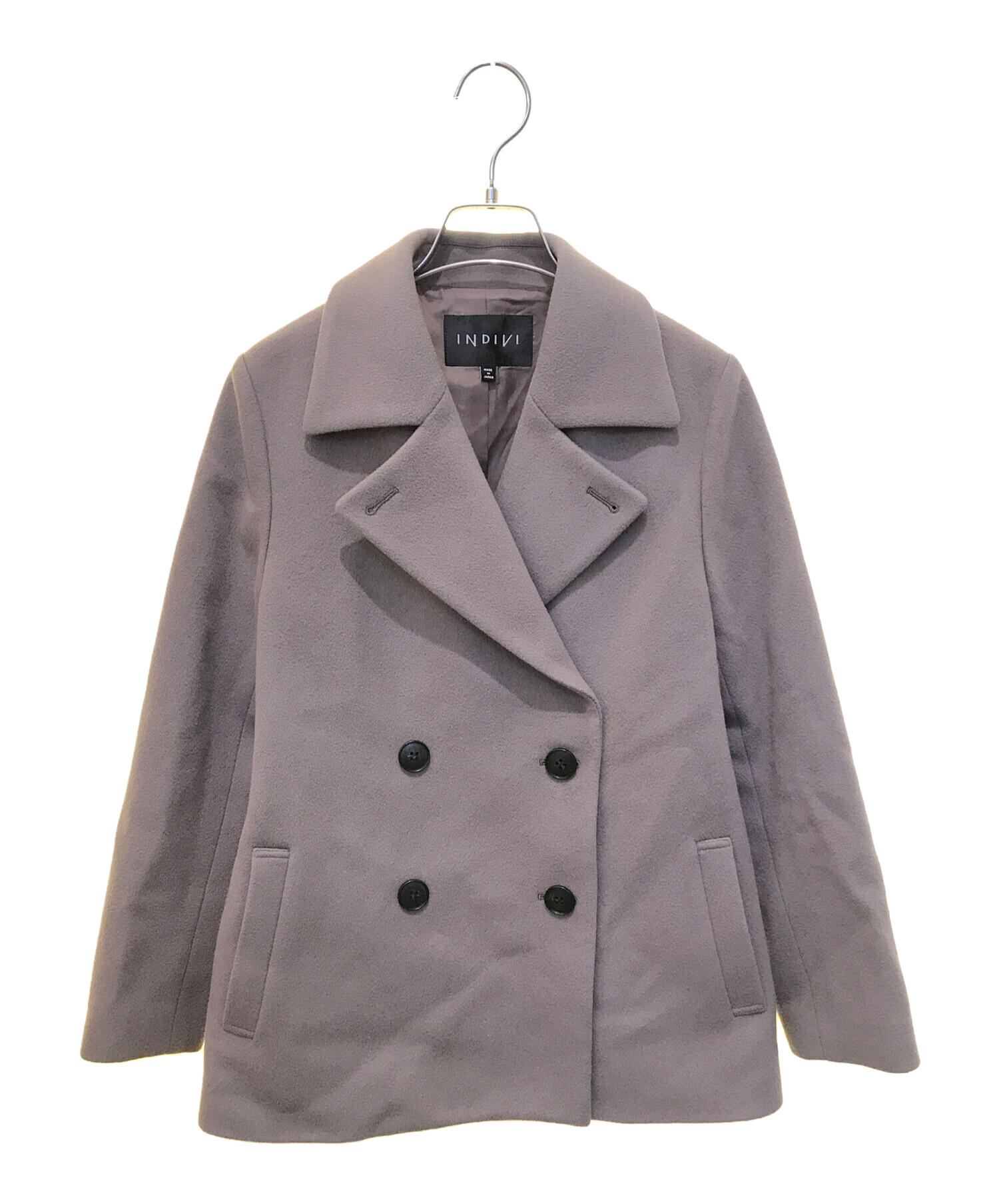 中古・古着通販】INDIVI (インディヴィ) ビーバーショートコート 127