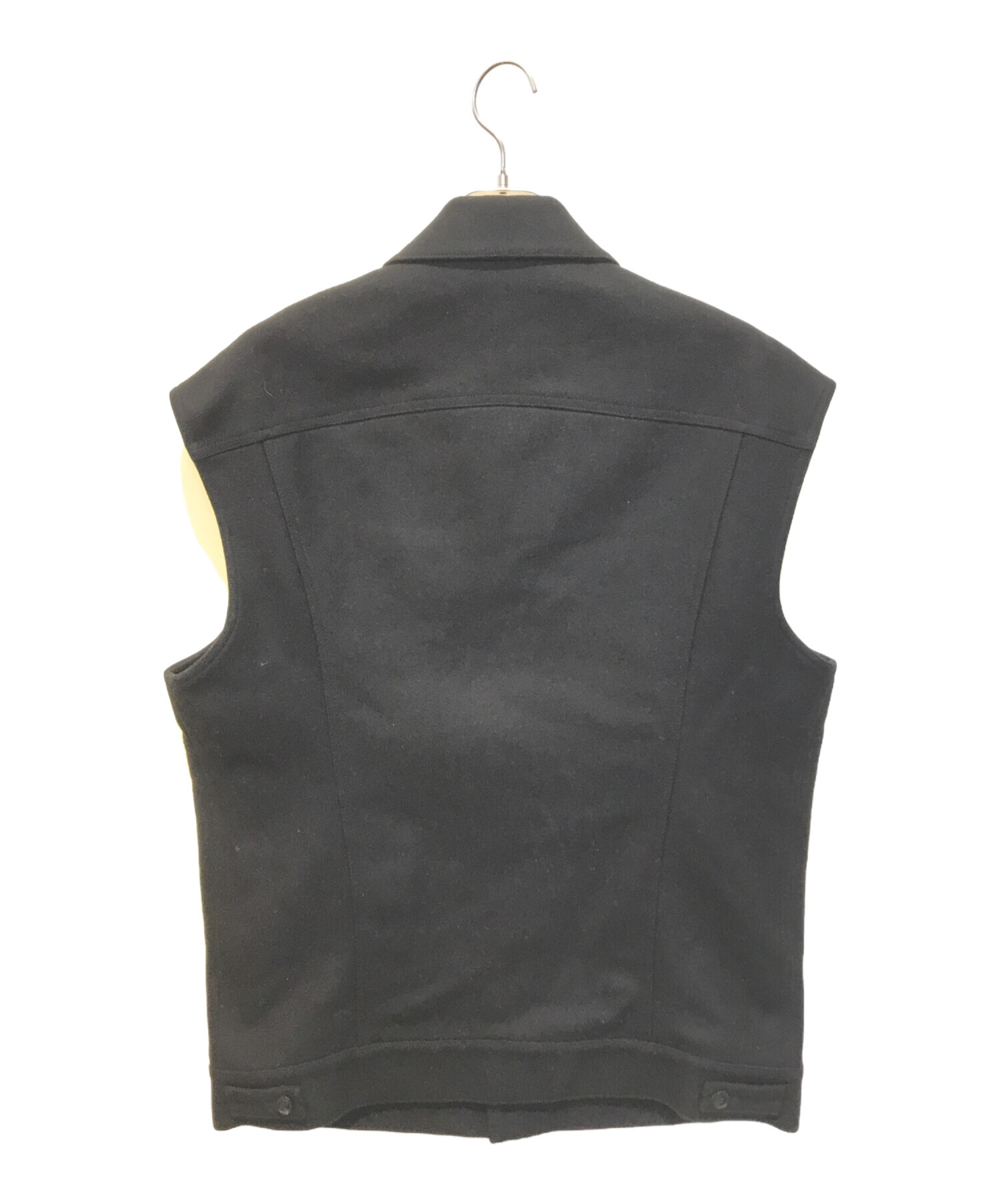 中古・古着通販】lownn (ローン) ウールベスト FW18-9030UM86 ブラック 