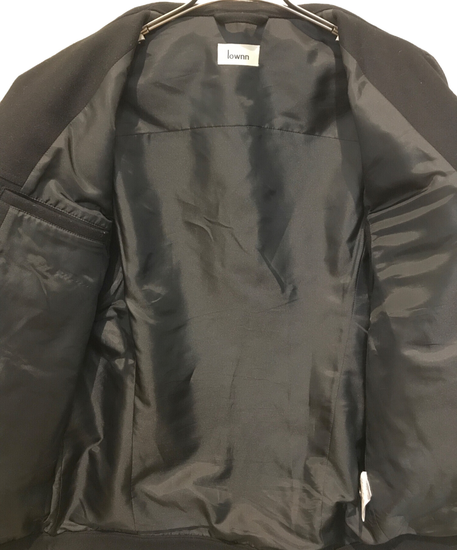 中古・古着通販】lownn (ローン) ウールベスト FW18-9030UM86 ブラック 