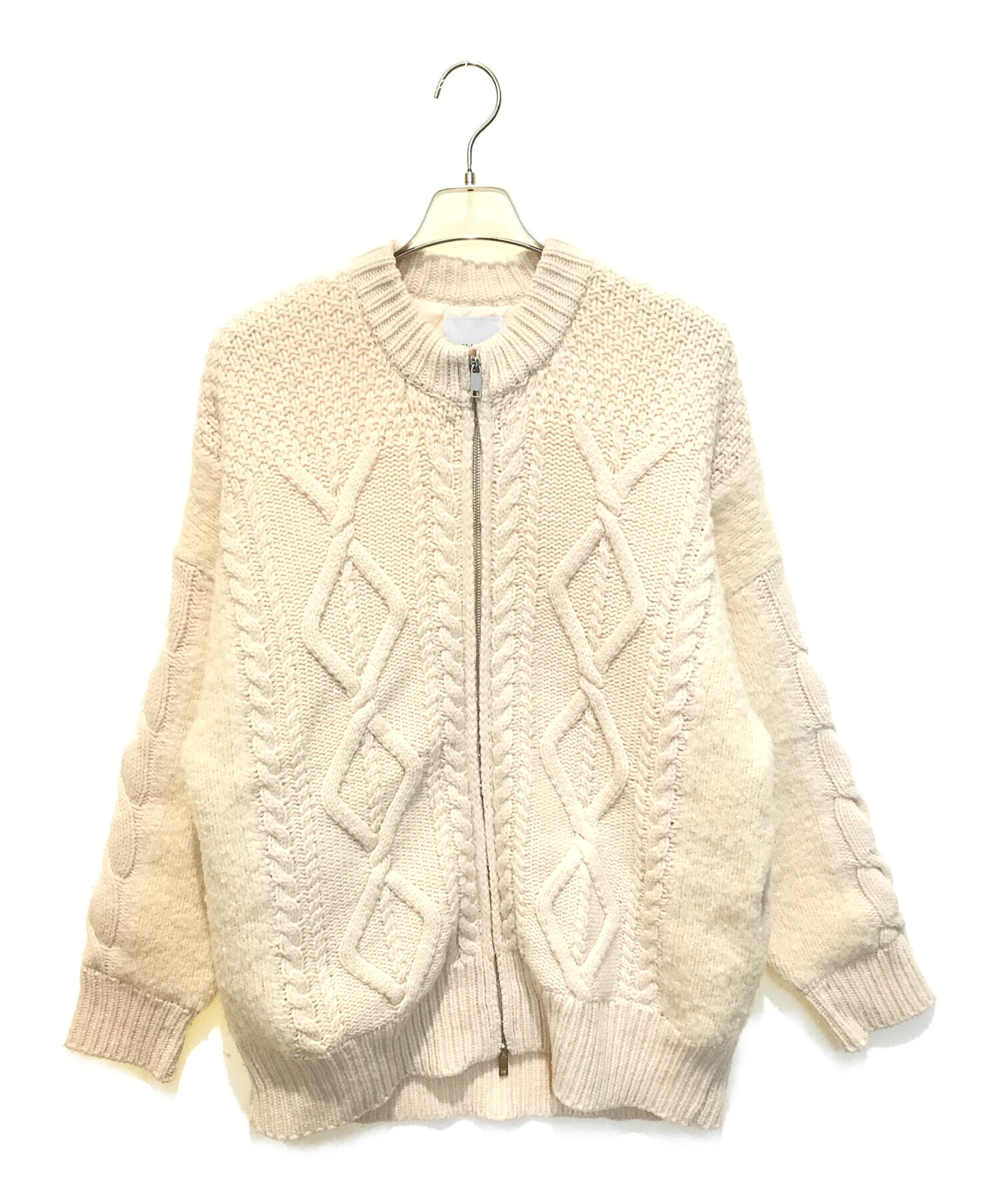 中古・古着通販】CLANE HOMME (クラネ オム) ケーブルボアニット