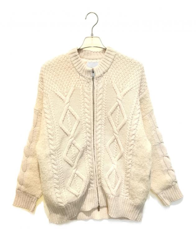 中古・古着通販】CLANE HOMME (クラネ オム) ケーブルボアニット 