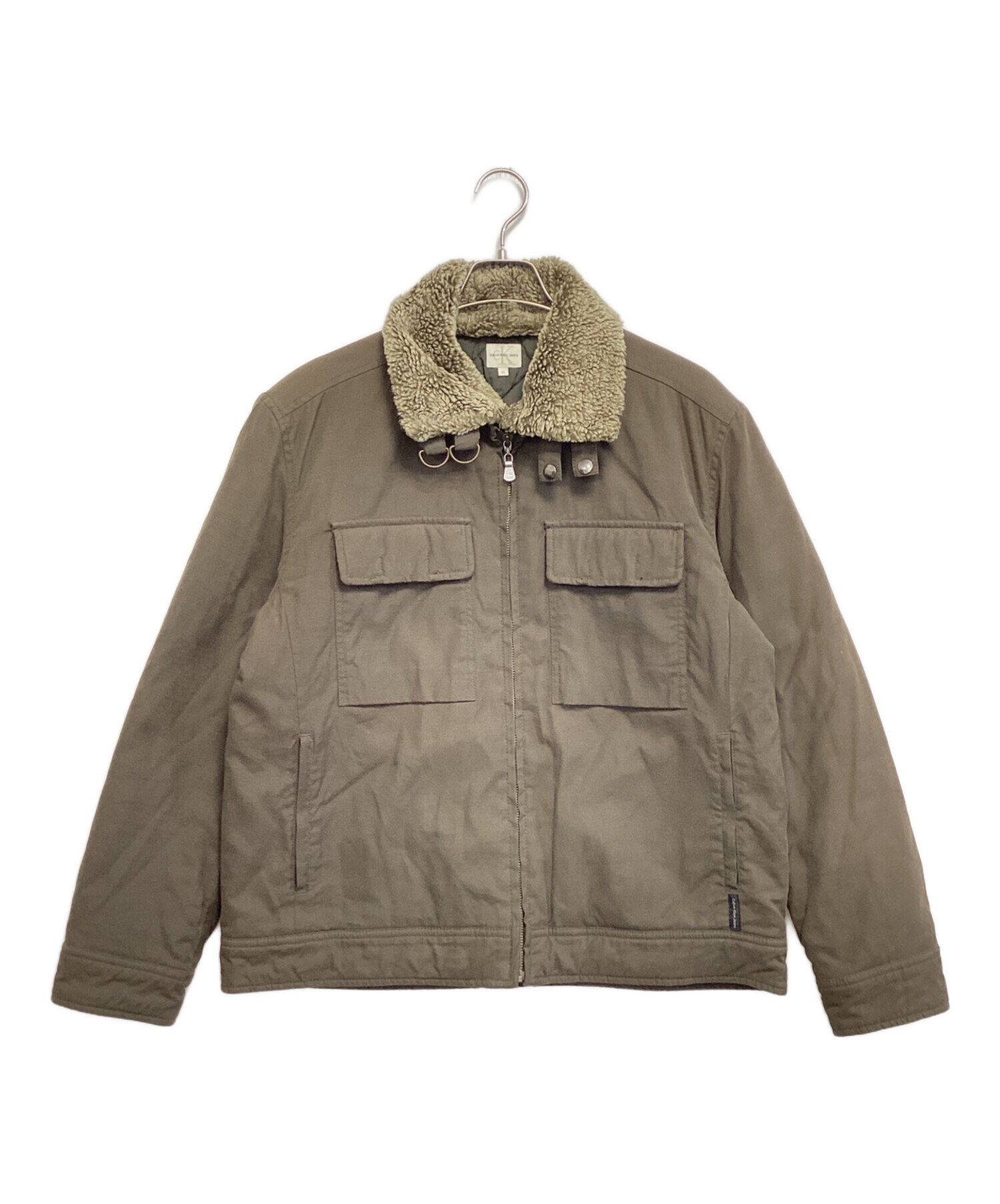 中古・古着通販】Calvin Klein (カルバンクライン) 襟ボアジャケット 