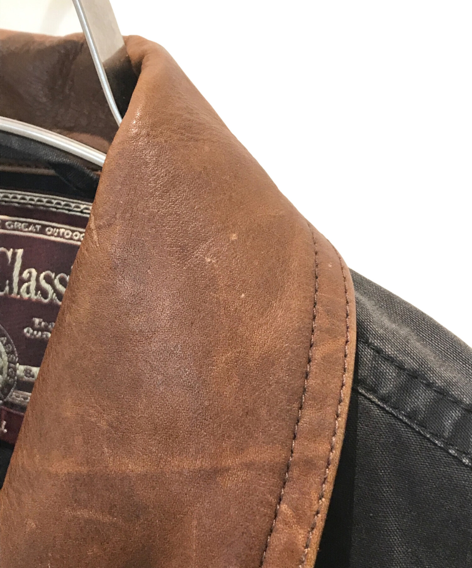 中古・古着通販】Marlboro Classics (マルボロクラッシクス) 襟レザー