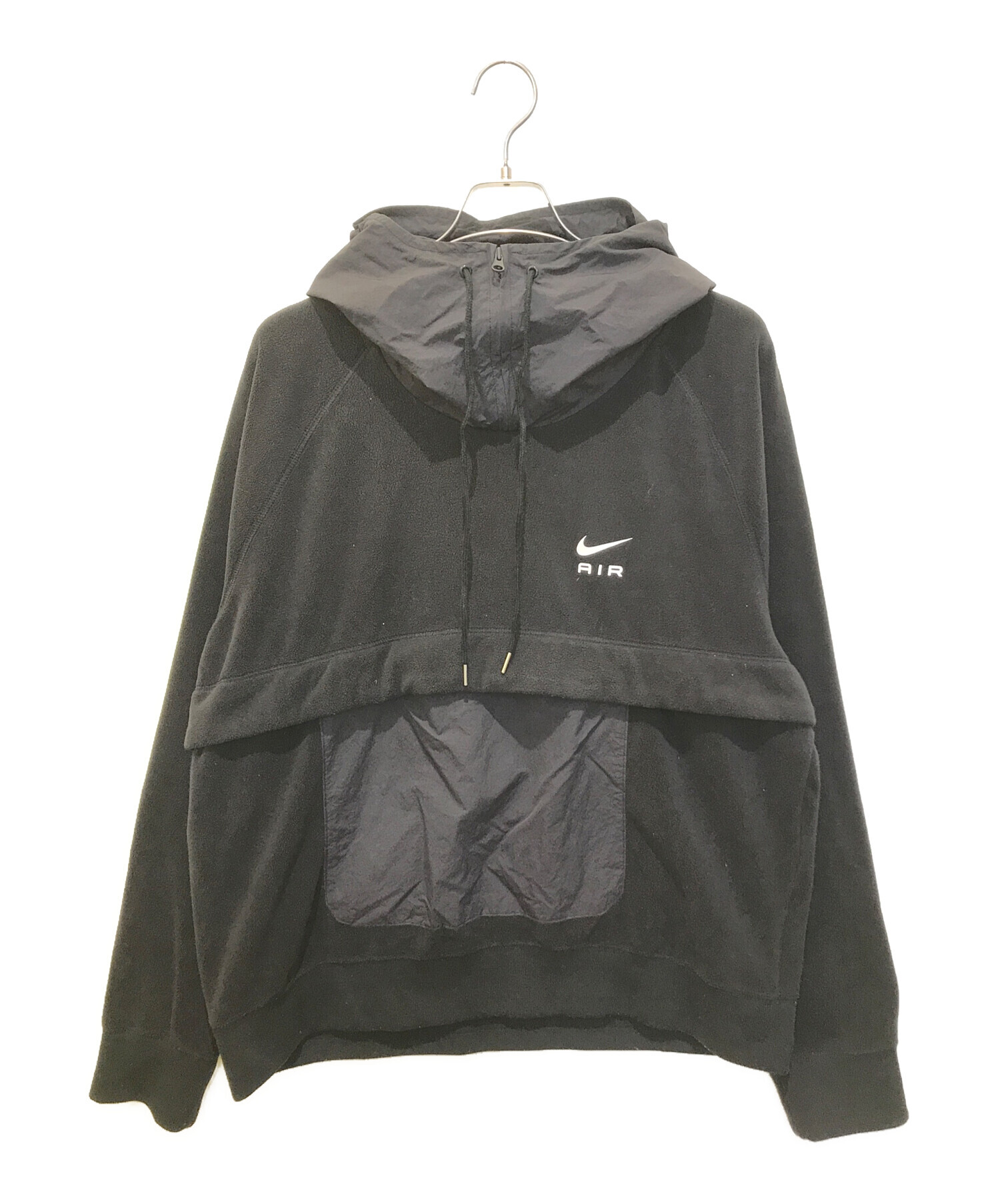 中古・古着通販】NIKE (ナイキ) プルオーバーパーカー ブラック サイズ 