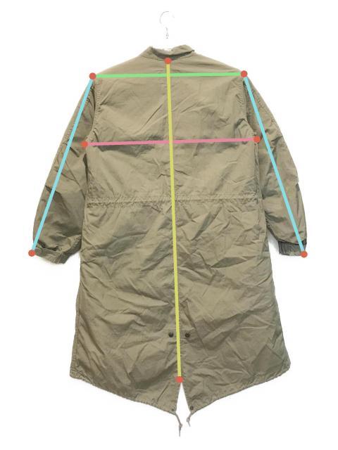 中古・古着通販】AVIREX (アヴィレックス) モッズコート カーキ