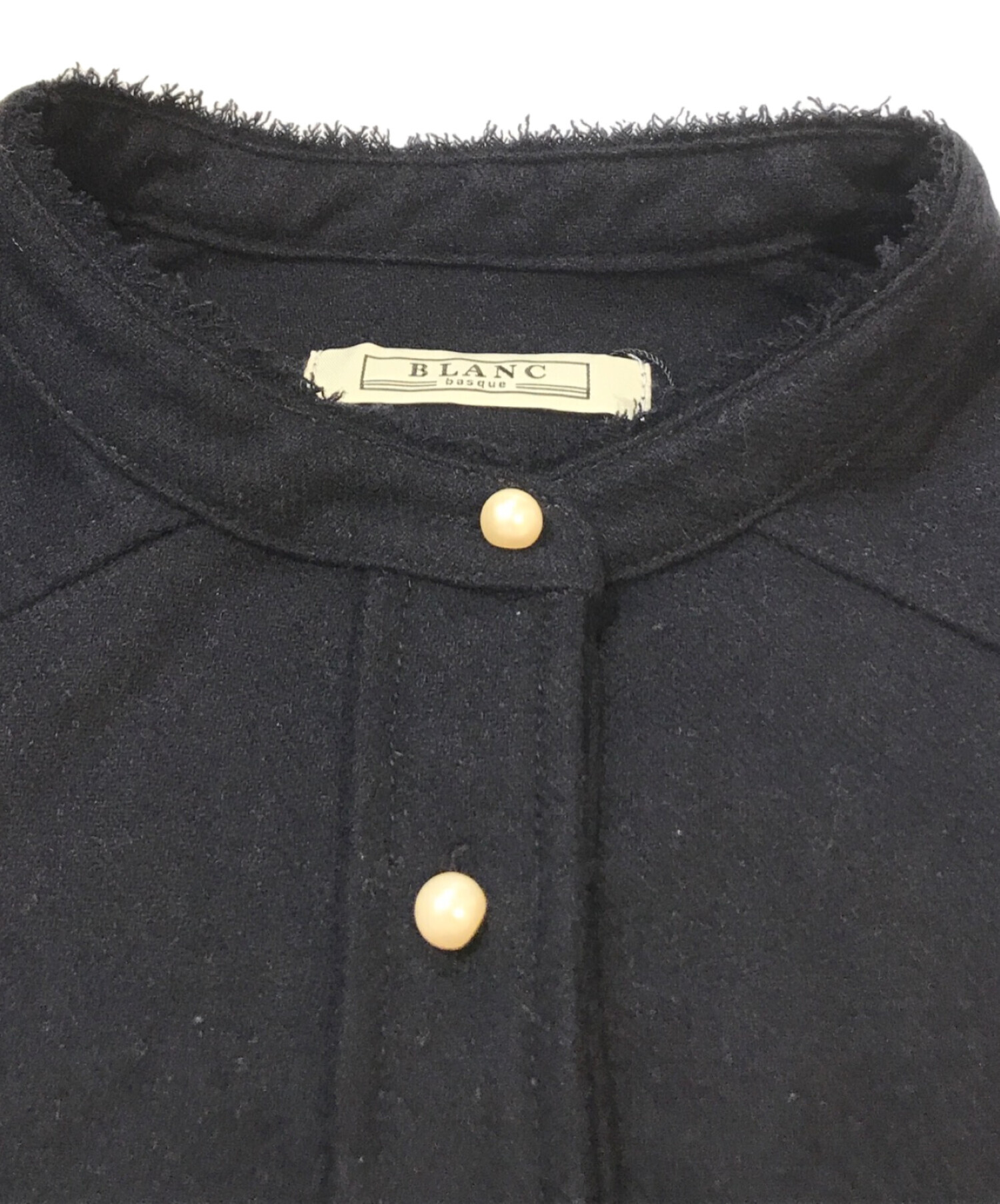 中古・古着通販】BLANC basque (ブランバスク) ライトフラノパール釦 