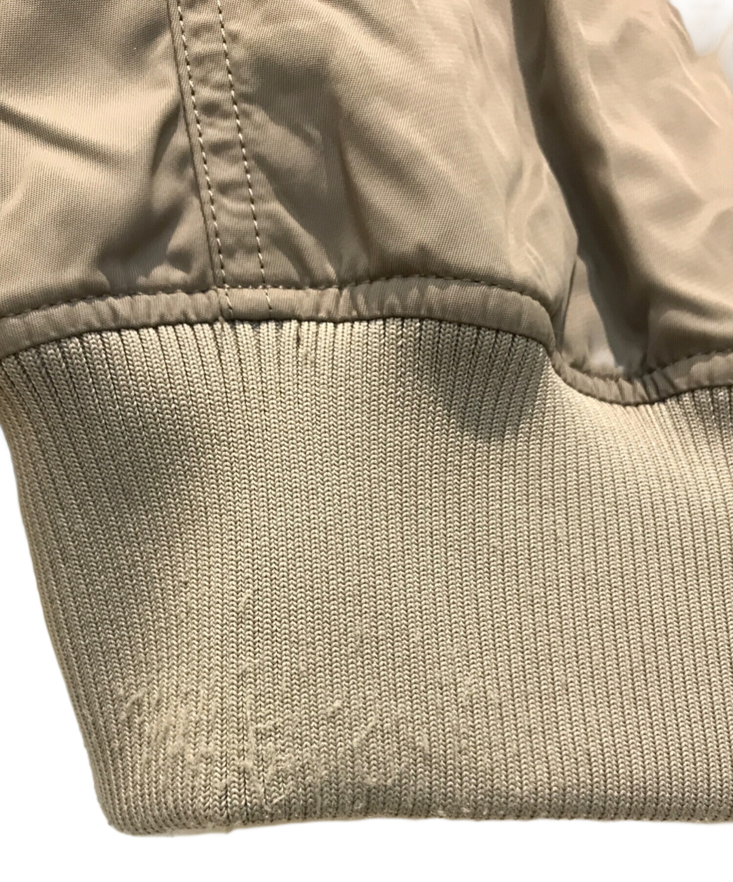 中古・古着通販】PLST (プラステ) MA-1ブルゾン ベージュ サイズ:S 