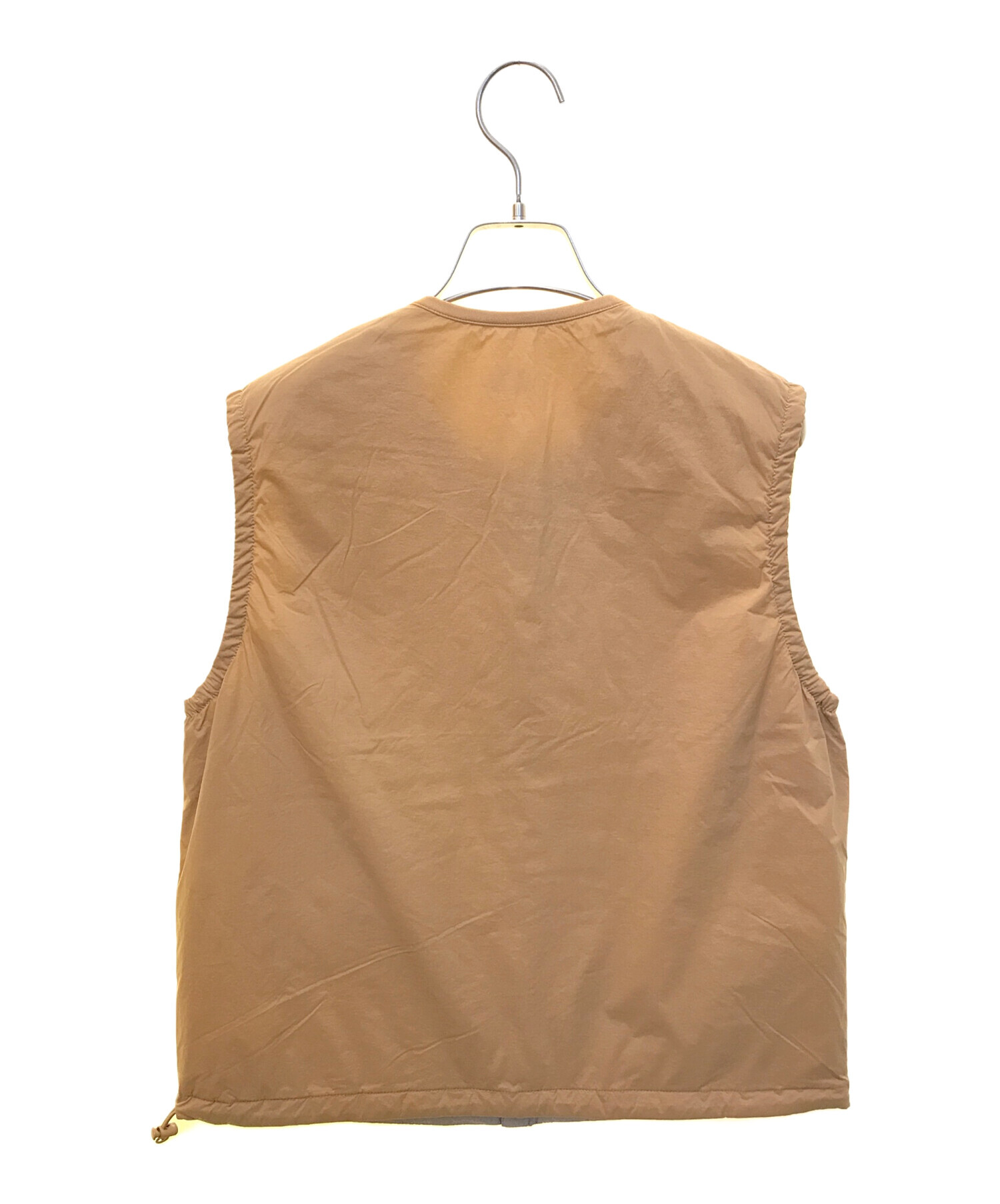 TAN タン ベスト M ベージュ 【古着】【中古】【送料無料】 中古・古着通販】DANTON (ダントン) ダウンベスト ベージュ サイズ:36