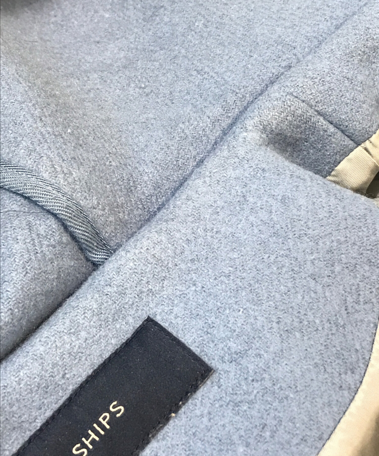 中古・古着通販】SHIPS (シップス) コート スカイブルー サイズ:36 