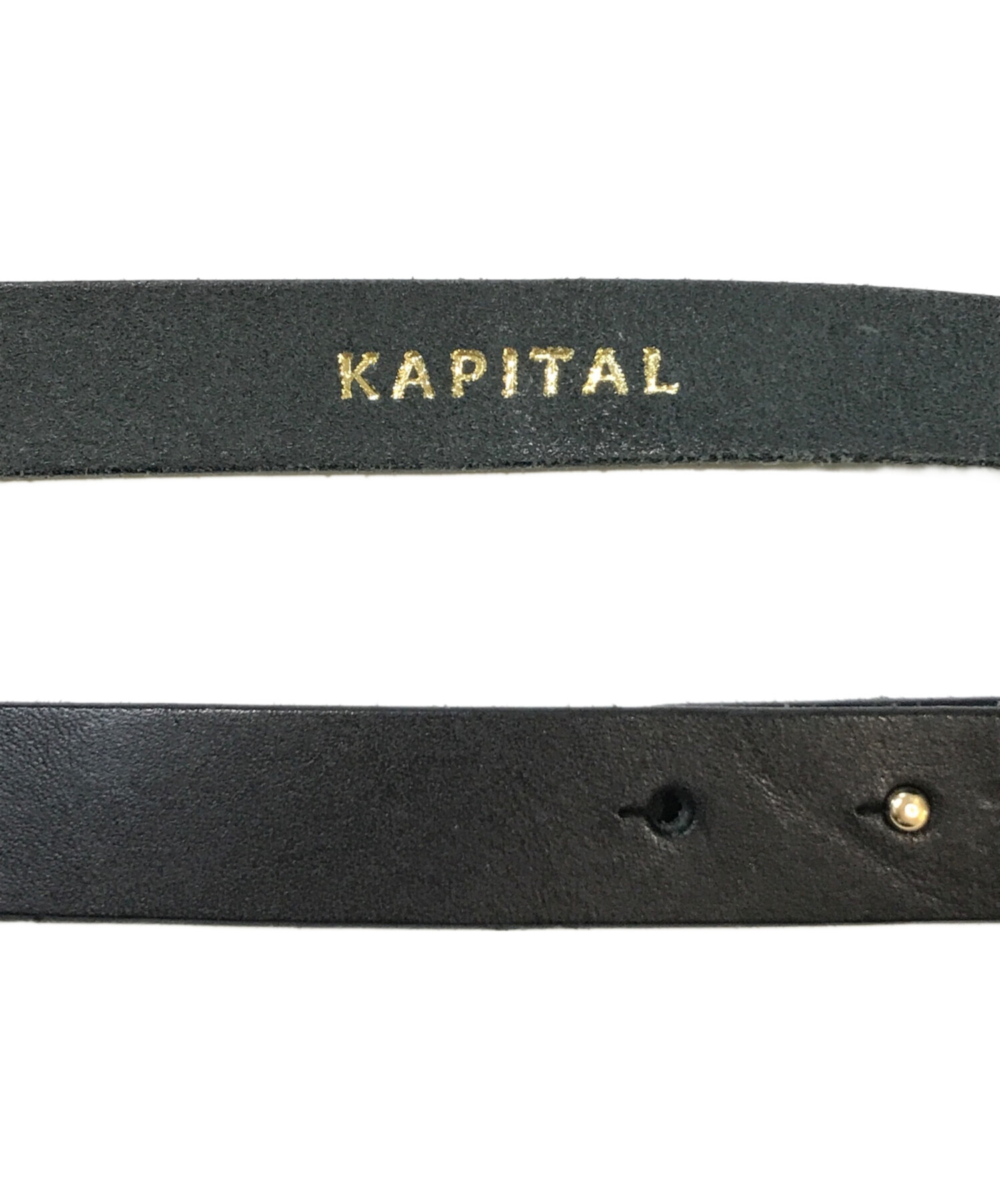 中古・古着通販】KAPITAL (キャピタル) レザーハーネス ブラック
