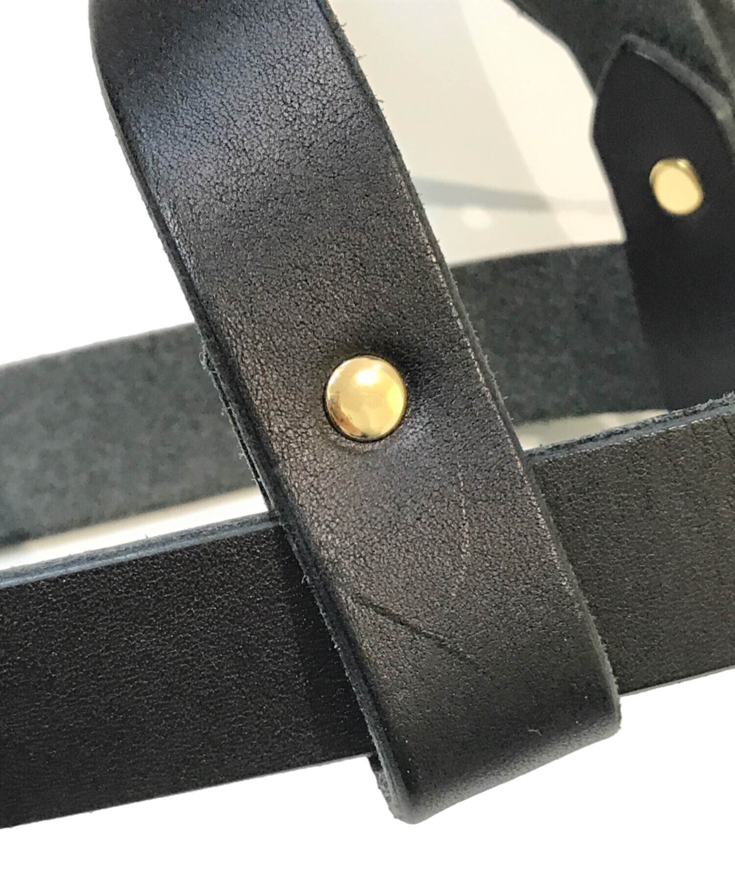 中古・古着通販】KAPITAL (キャピタル) レザーハーネス ブラック