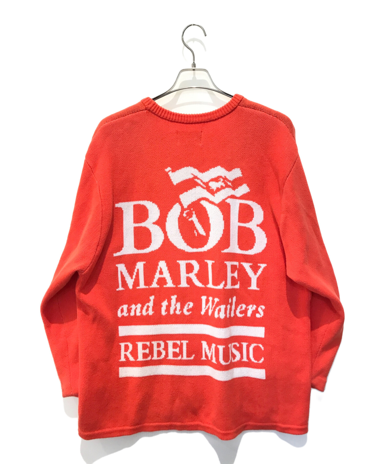 O*i様 【衝撃安】STUSSY ボブ・マーリー ニットセーター オレンジ サイ 中古・古着通販】stussy (ステューシー) BOB MARLEY ニット オレンジ