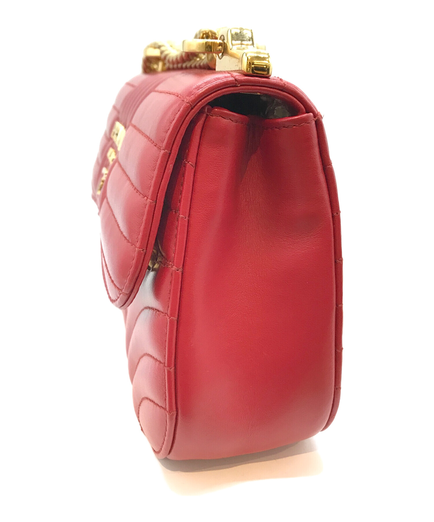 中古・古着通販】PRADA (プラダ) ダイアグラムチェーンショルダー