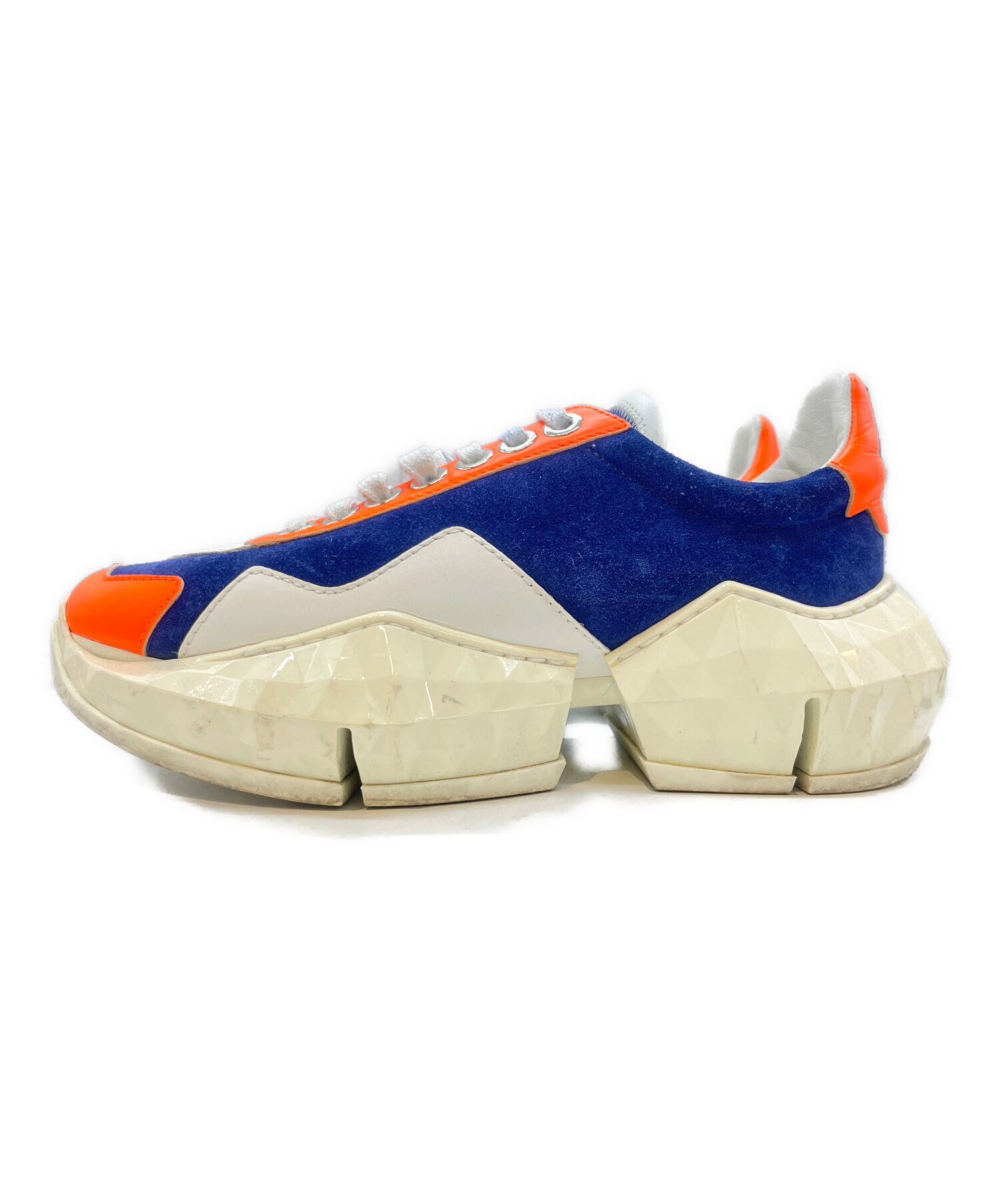 中古・古着通販】JIMMY CHOO (ジミーチュウ) スニーカー ブルー 
