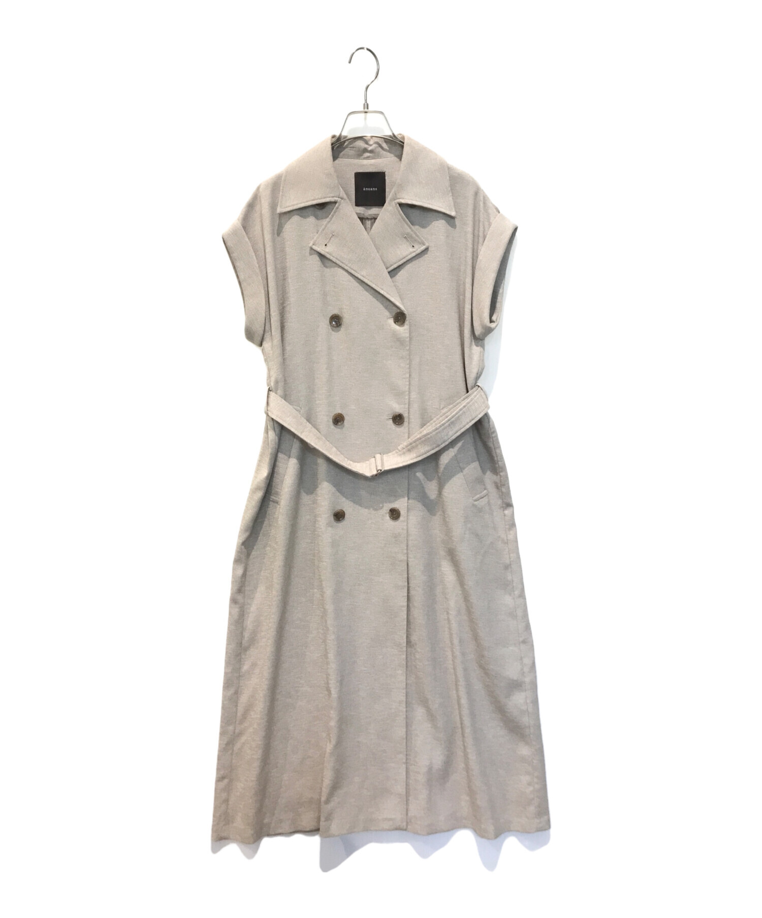 中古・古着通販】anuans (アニュアンス) リネンライクロングジレ