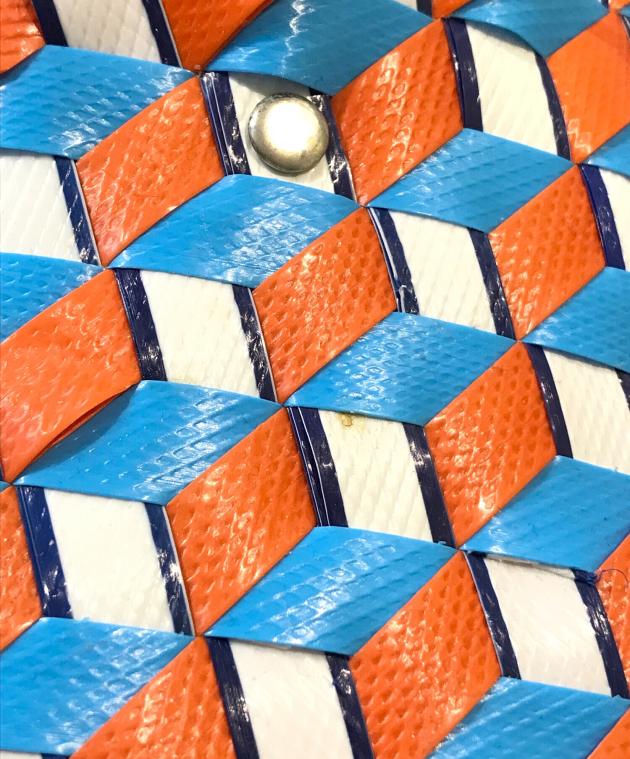 MARNI オレンジと青のかごバッグ MARNI マルニ かごバッグ - オレンジx青