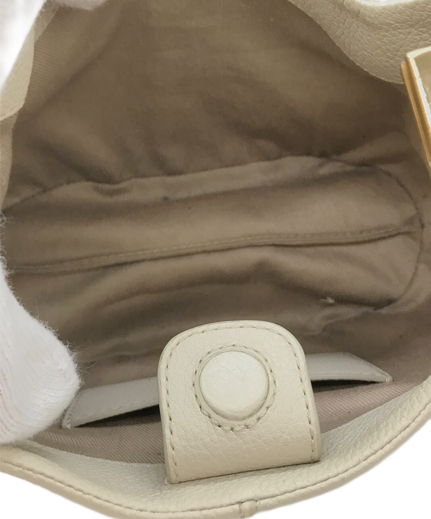 中古・古着通販】POLENE (ポレーヌ) Beri ショルダーバッグ アイボリー