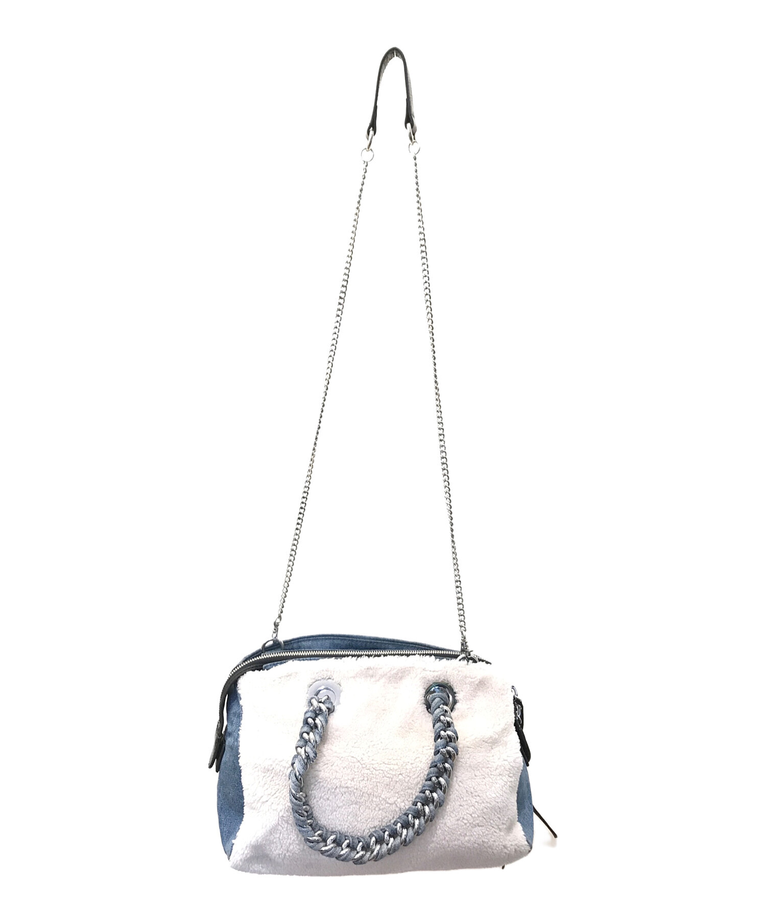 中古・古着通販】DIESEL (ディーゼル) 2WAYファー切替バッグ 