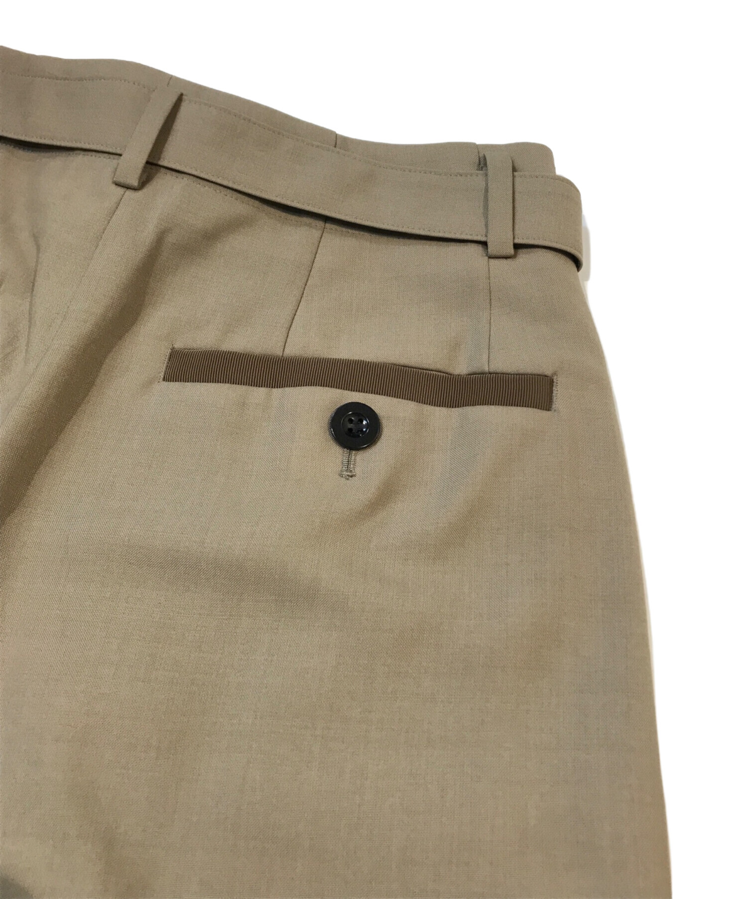 中古・古着通販】sacai (サカイ) Suiting Pants 22-06044 オリーブ