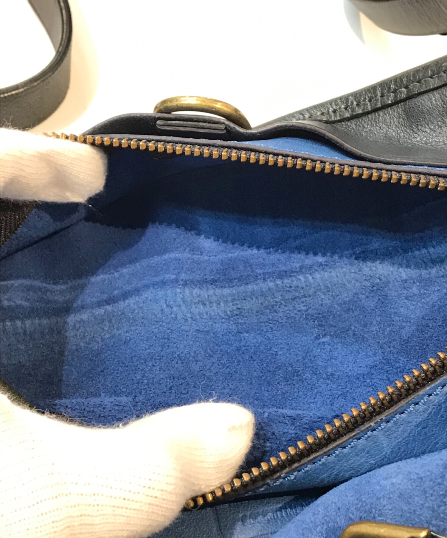 中古・古着通販】COACH (コーチ) トートバッグ 71329 ブルー｜ブランド 