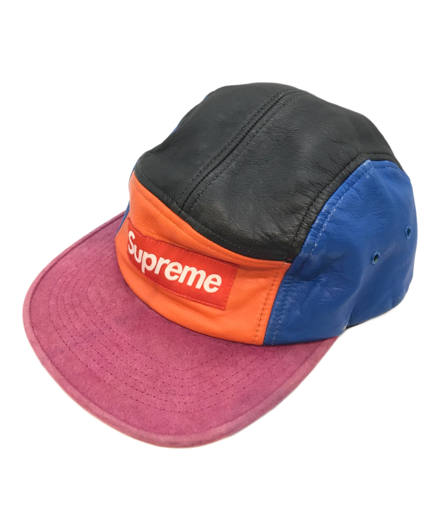 帽子 Supreme jet cap 中古・古着通販】Supreme (シュプリーム) Leather Suede 5 Panel Box