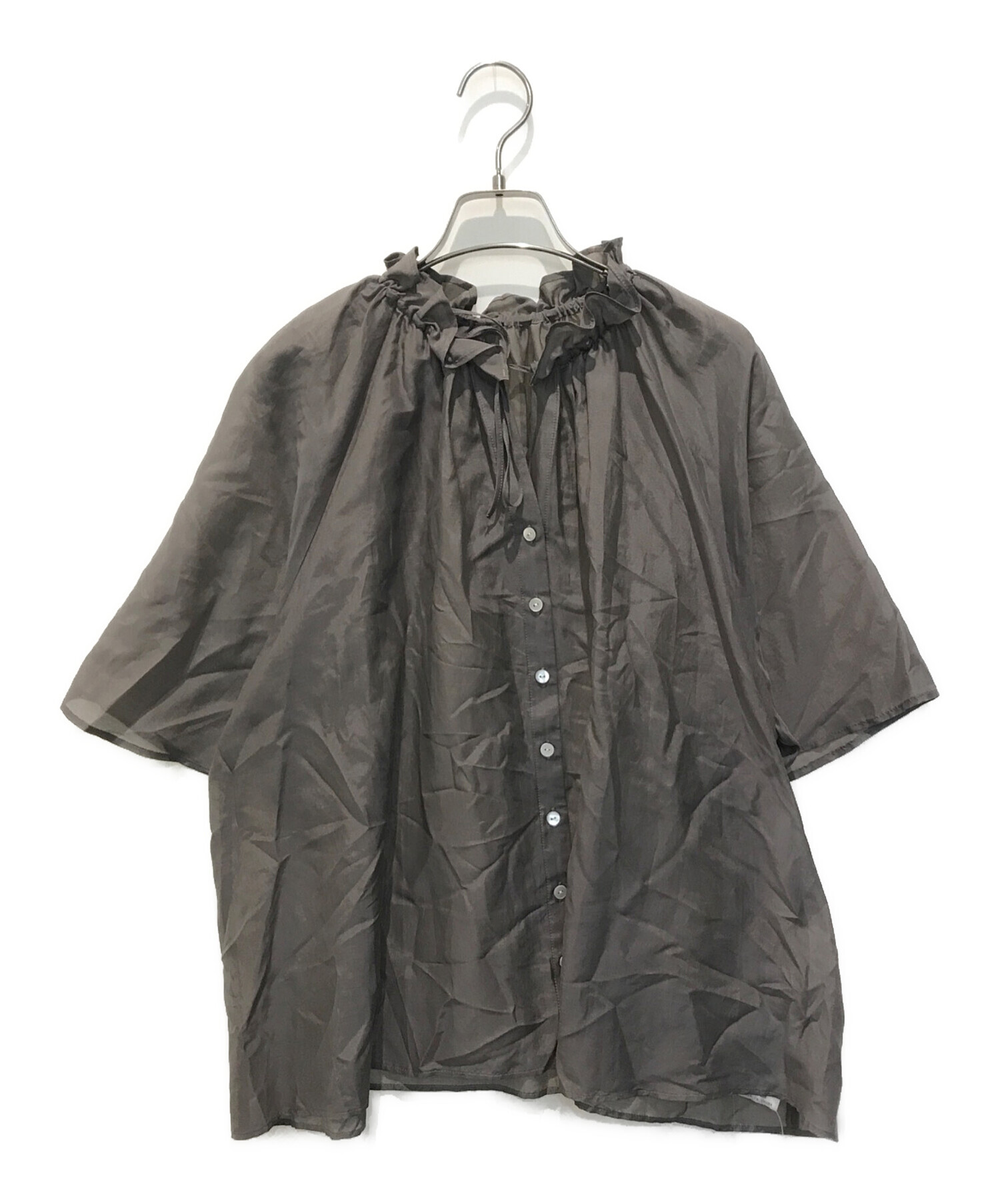 中古・古着通販】SLOBE IENA (スローブ イエナ) シルク混フリルカラー5 