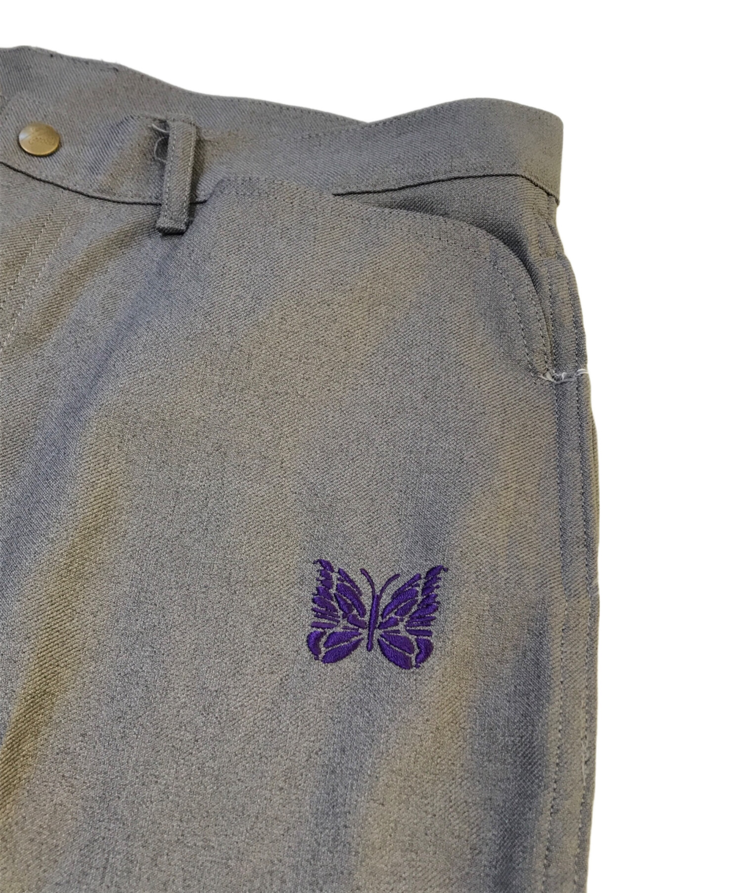 Needles グレー ジャージ Mサイズ 蝶刺繍 Needles（ジャージ ・ グレー/灰色系）のフリマアイテム一覧