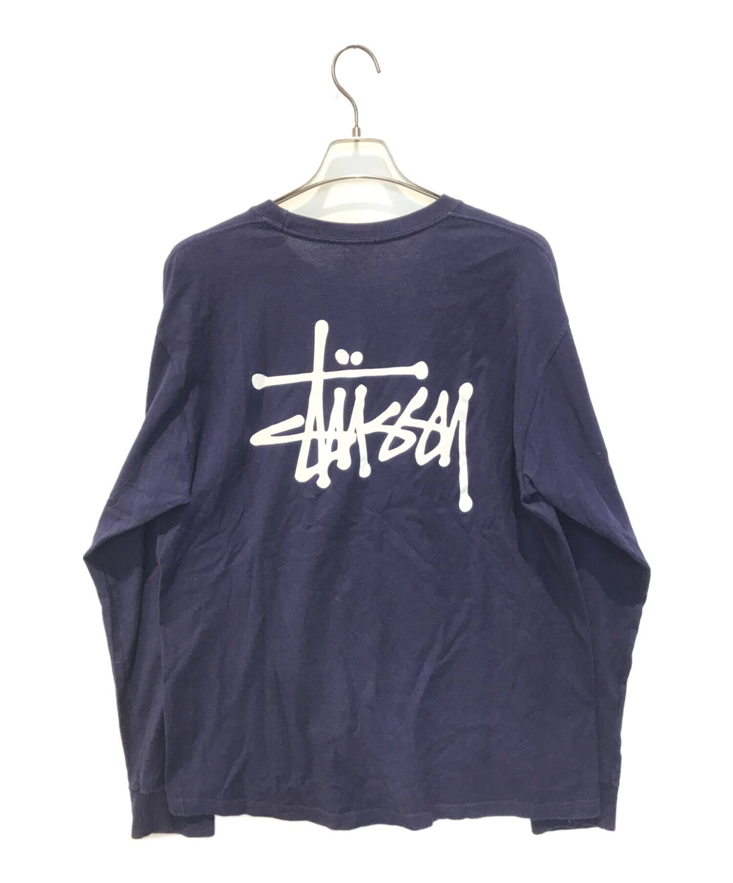 中古・古着通販】stussy (ステューシー) stussy カットソー ネイビー 