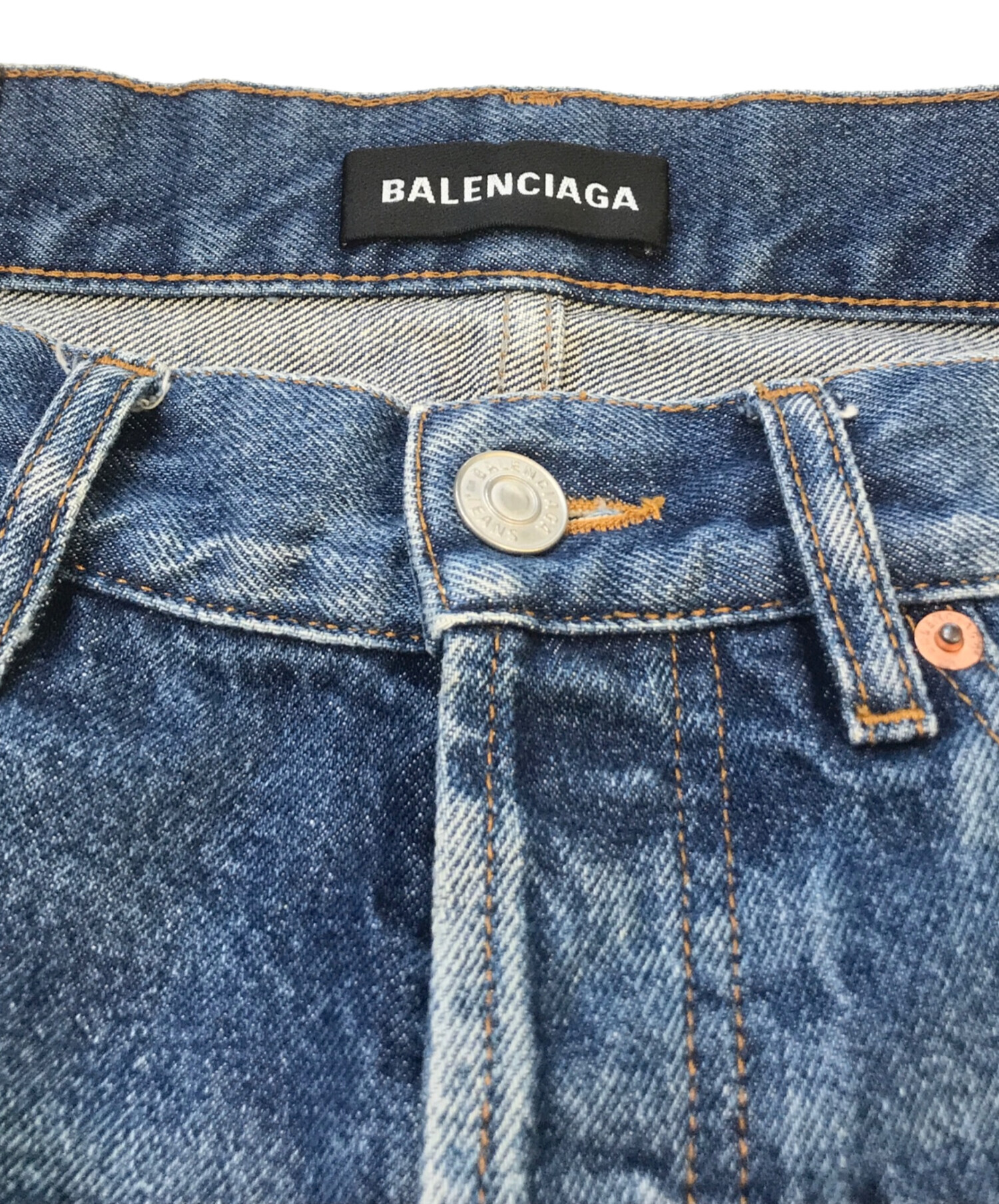 中古・古着通販】BALENCIAGA (バレンシアガ) デニムパンツ 594609 中古・古着通販】BALENCIAGA (バレンシアガ) デニムパンツ 594609