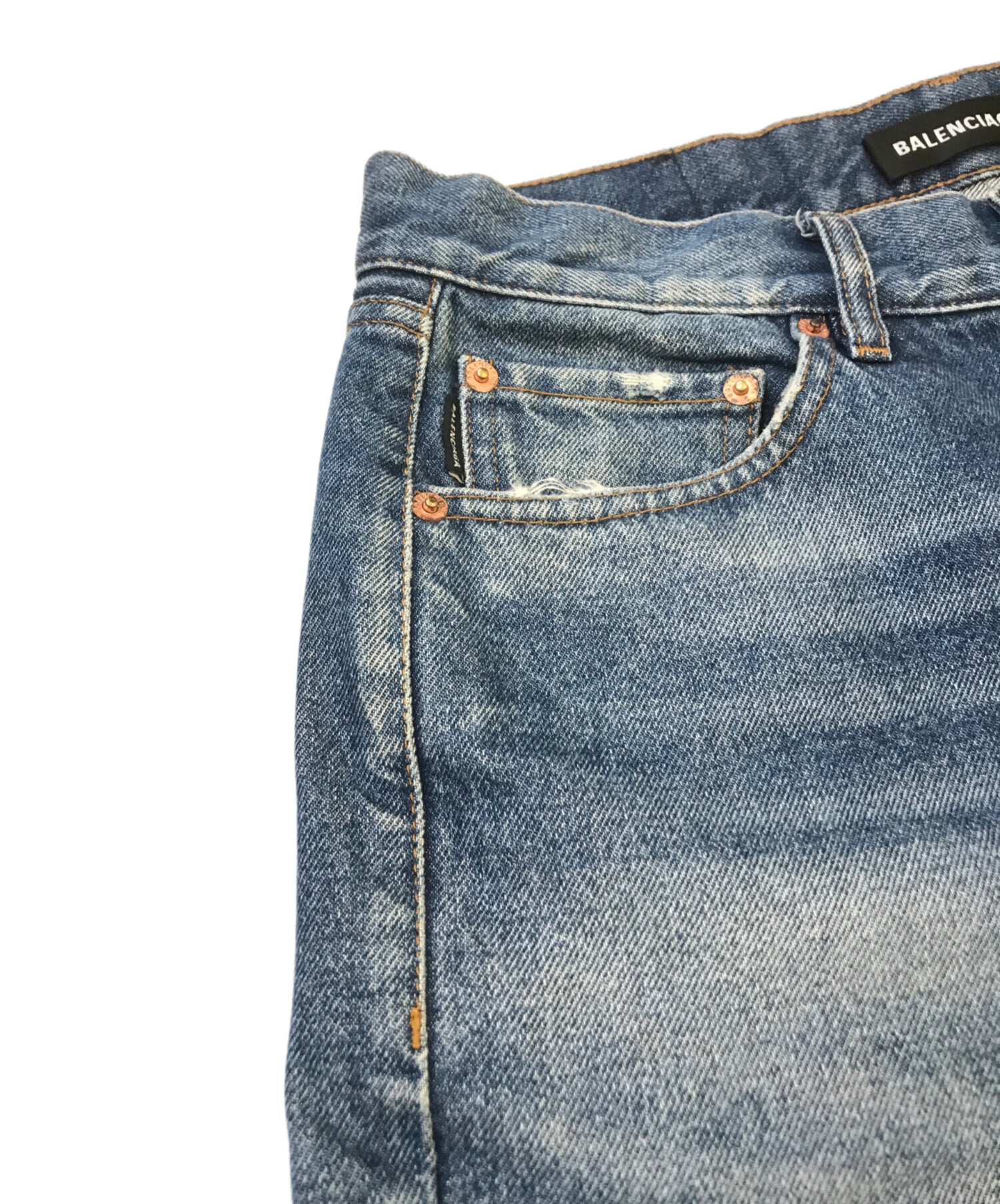 中古・古着通販】BALENCIAGA (バレンシアガ) デニムパンツ 594609