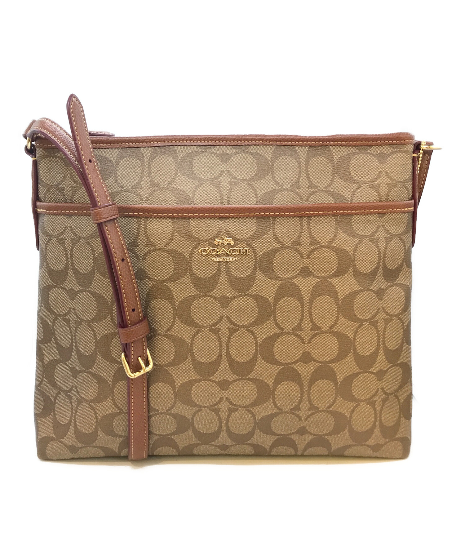 中古・古着通販】COACH (コーチ) ショルダーバッグ F34938 ベージュ