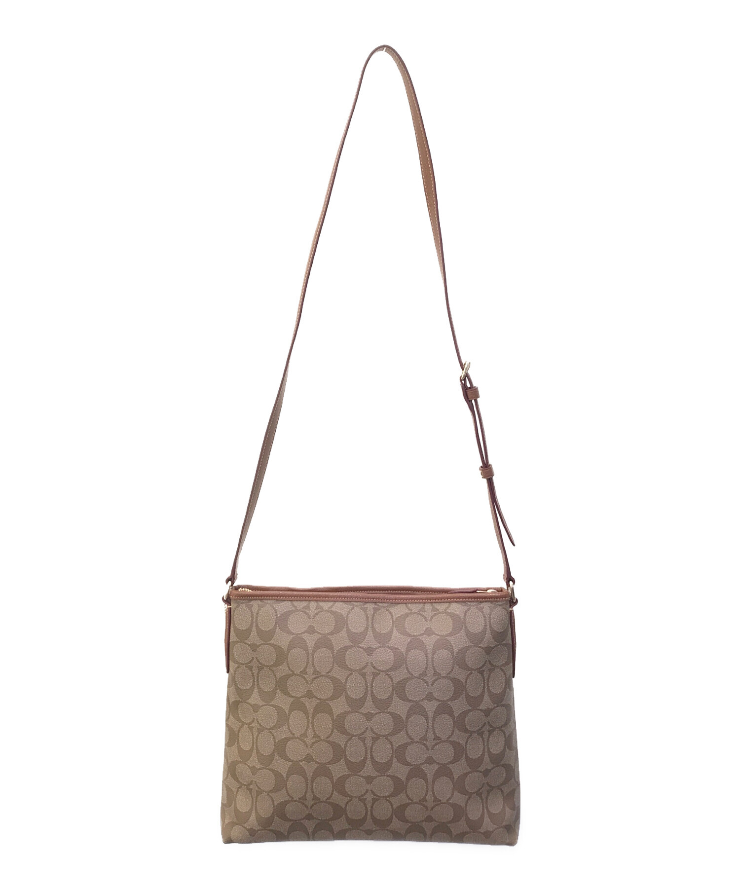 【美品】COACH コーチ Ｆ34938 シグネチャー ショルダーバッグ PVC×レザー オレンジ レディース 楽天市場】COACH(コーチ) シグネチャー ロングショルダーバッグ 斜め