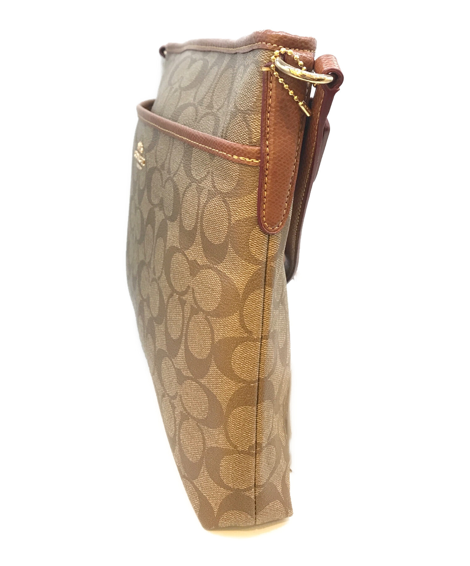 中古・古着通販】COACH (コーチ) ショルダーバッグ F34938 ベージュ 中古・古着通販】COACH (コーチ) ショルダーバッグ F34938 ベージュ
