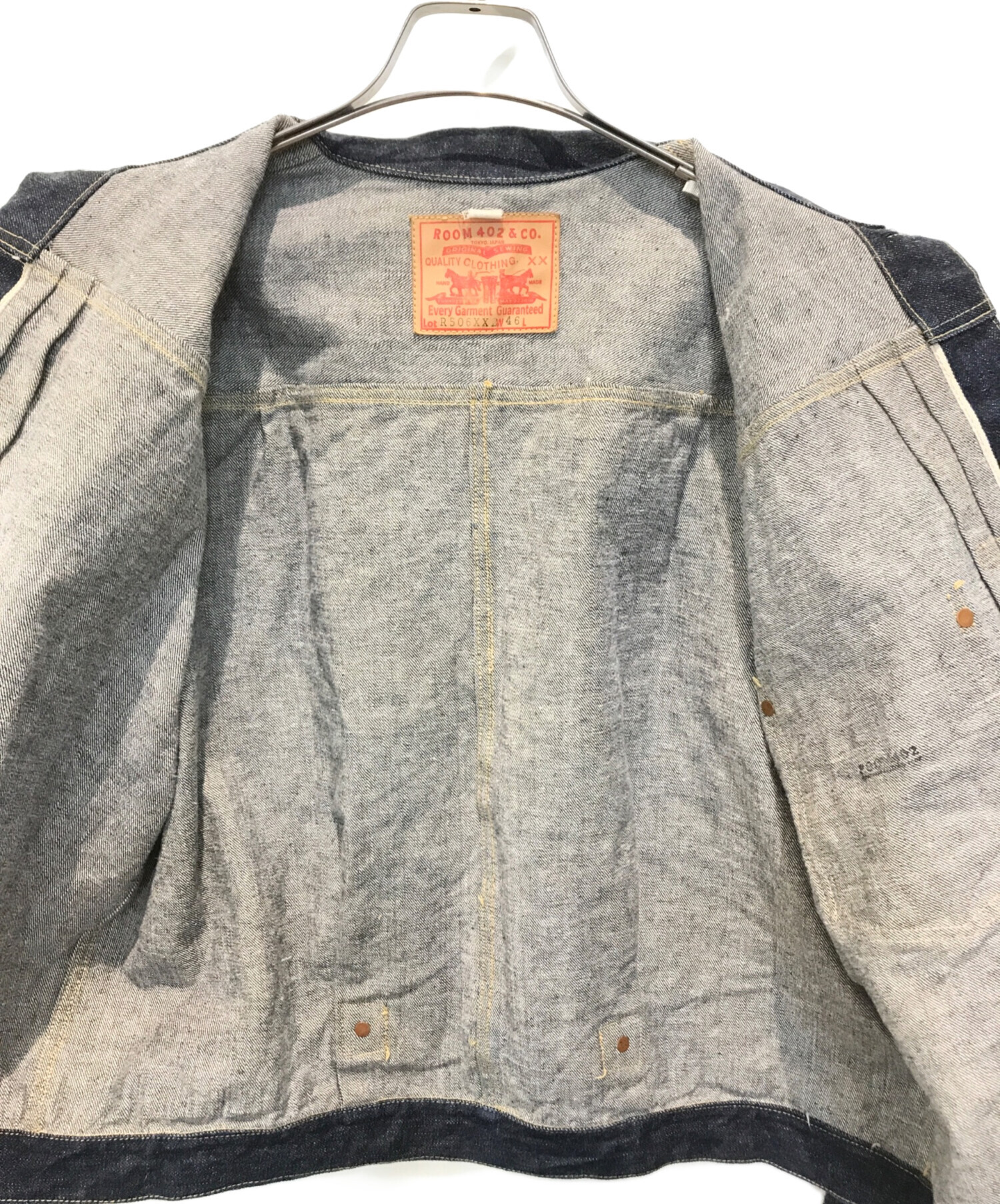 中古・古着通販】ROOM402 (ROOM402) デニムジャケット R506XX