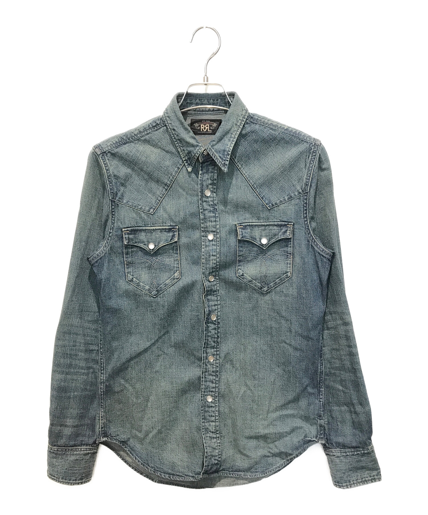 中古・古着通販】RRL (ダブルアールエル) コンチョボタンウエスタン