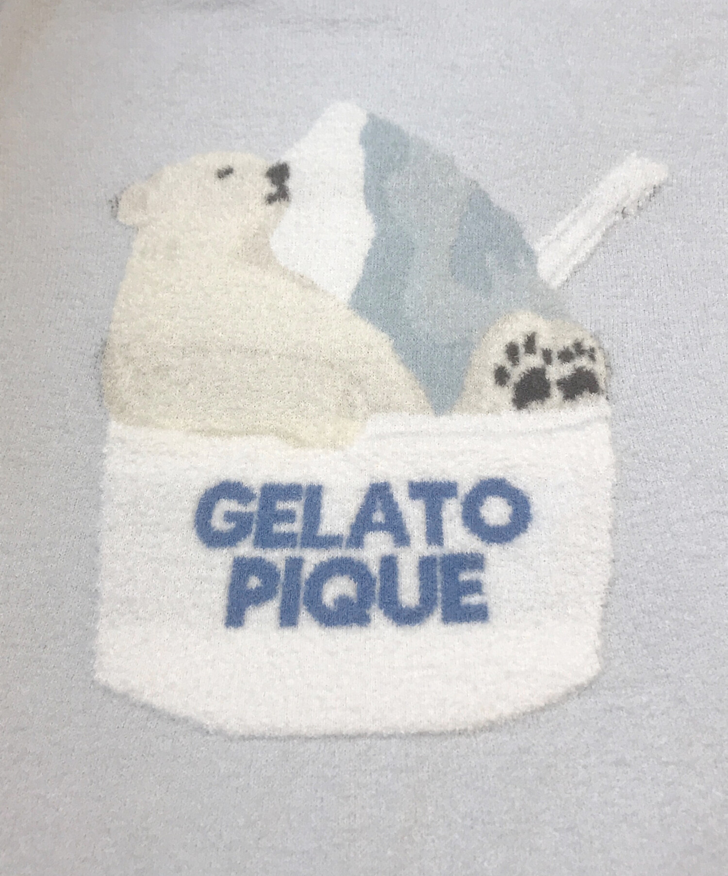 中古・古着通販】gelato pique (ジェラートピケ) しろくまアイス